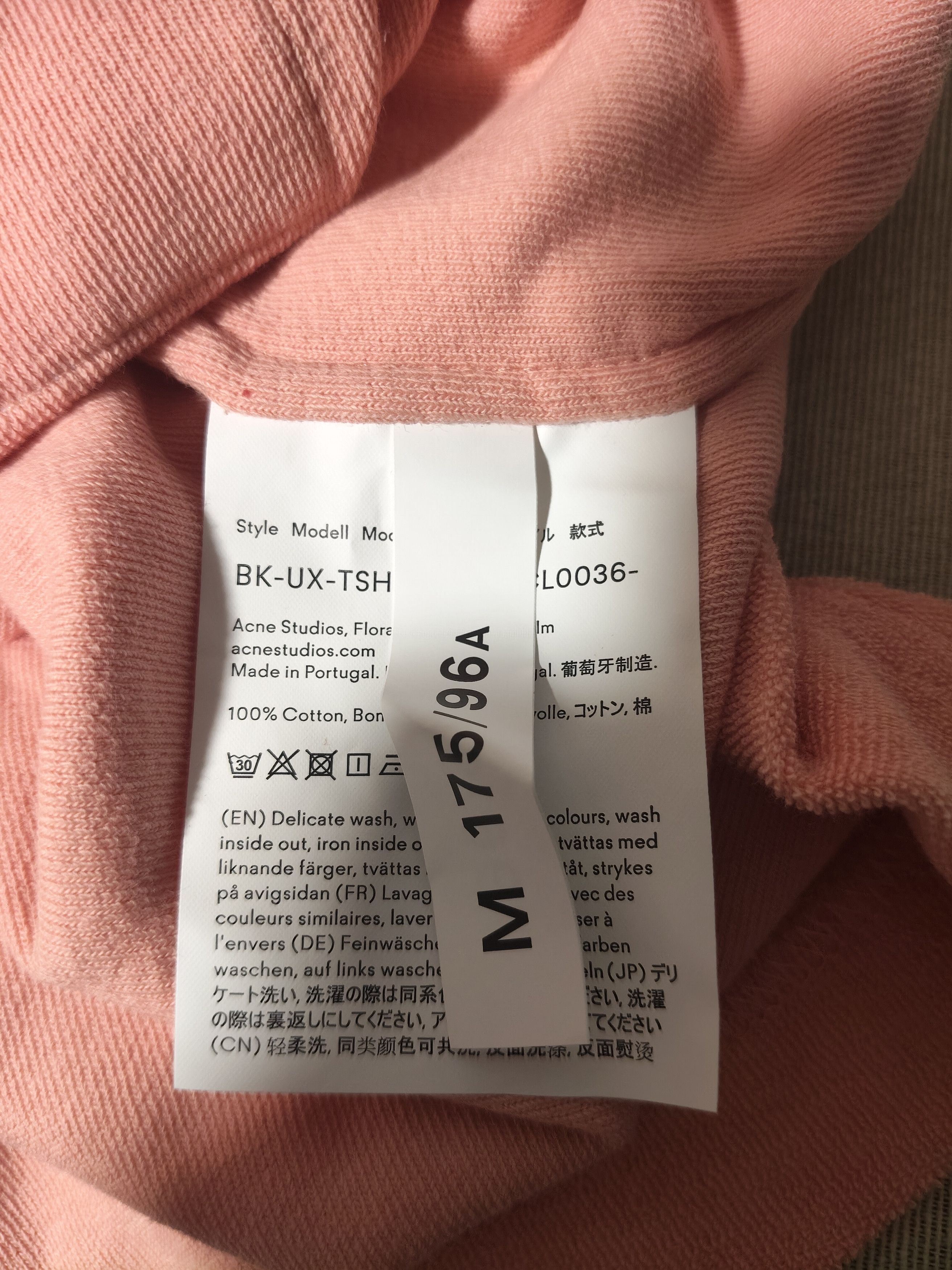 Acne Studios Bla Konst logo towel t-shirt Size US M / EU 48-50 / 2 - 10 Thumbnail