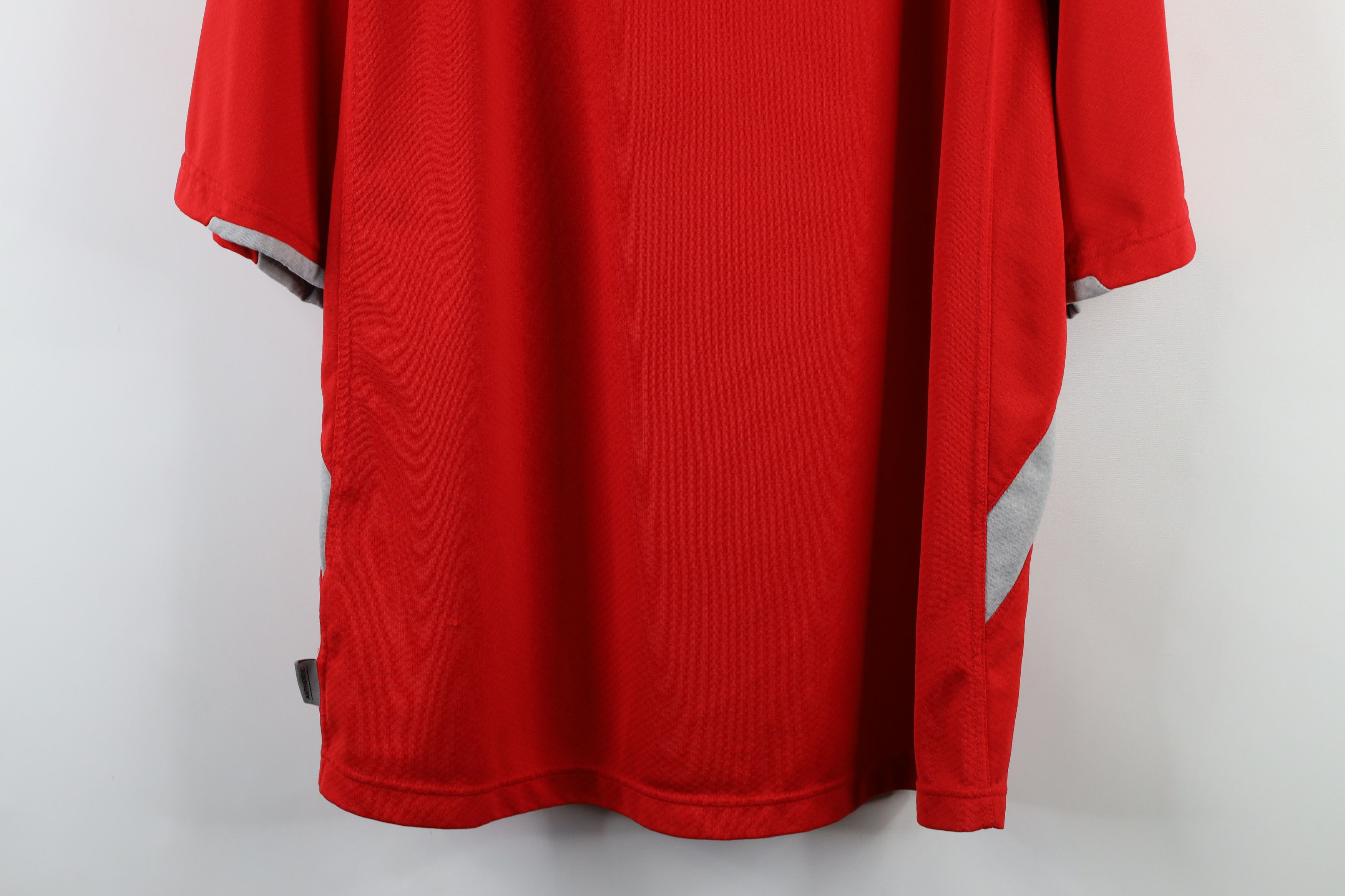 Nike × Vintage Vintage Nike Mini Swoosh Ohio State University Polo Shirt Size US XL / EU 56 / 4 - 16 Thumbnail