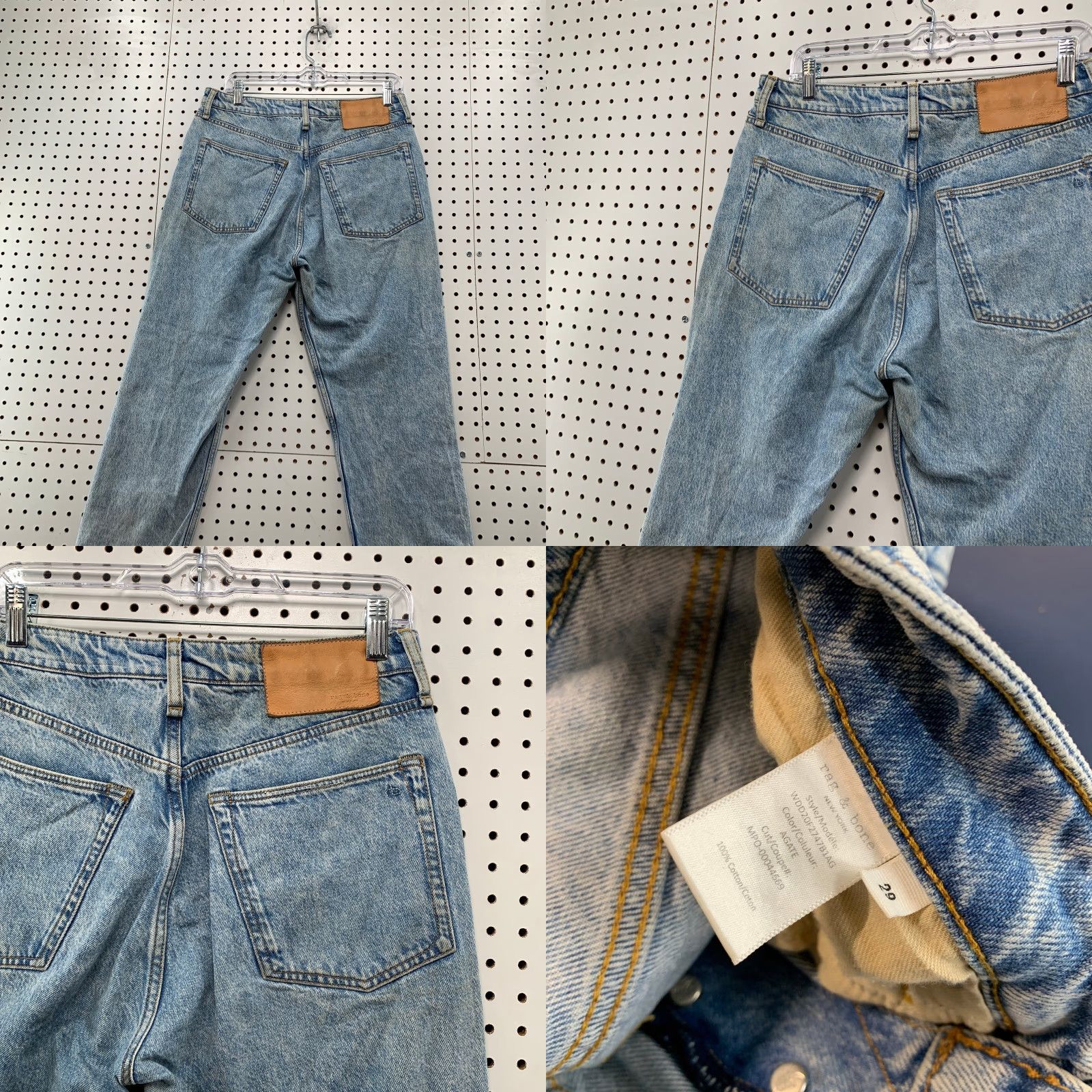 Rag & Bone Rag & Bone Jeans Womens Medium Blue Skinny Fit Denim 31x27 Jeans Size 24" / US 00 / IT 34 - 8 Thumbnail