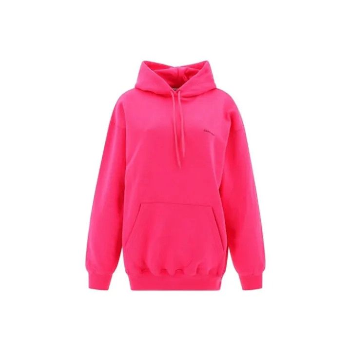 Balenciaga Balenciaga Logo Simple Hoodie for Women in Pink 0079 Size XS / US 0-2 / IT 36-38 - 1 Thumbnail