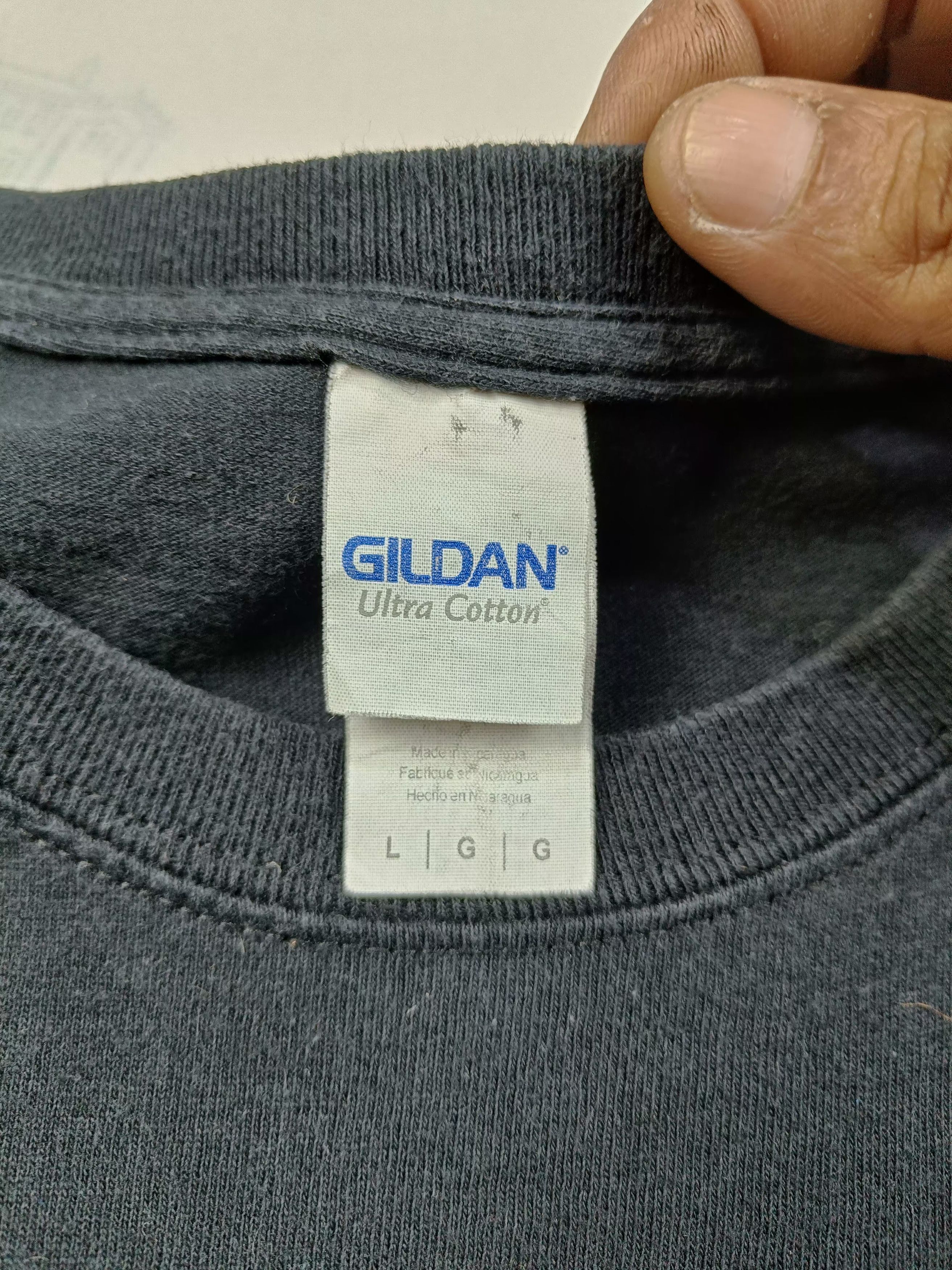 Cross Colours Vintage Gildan Side Street Cantina SKULL CROSS T-shirt Size US L / EU 52-54 / 3 - 7 Thumbnail
