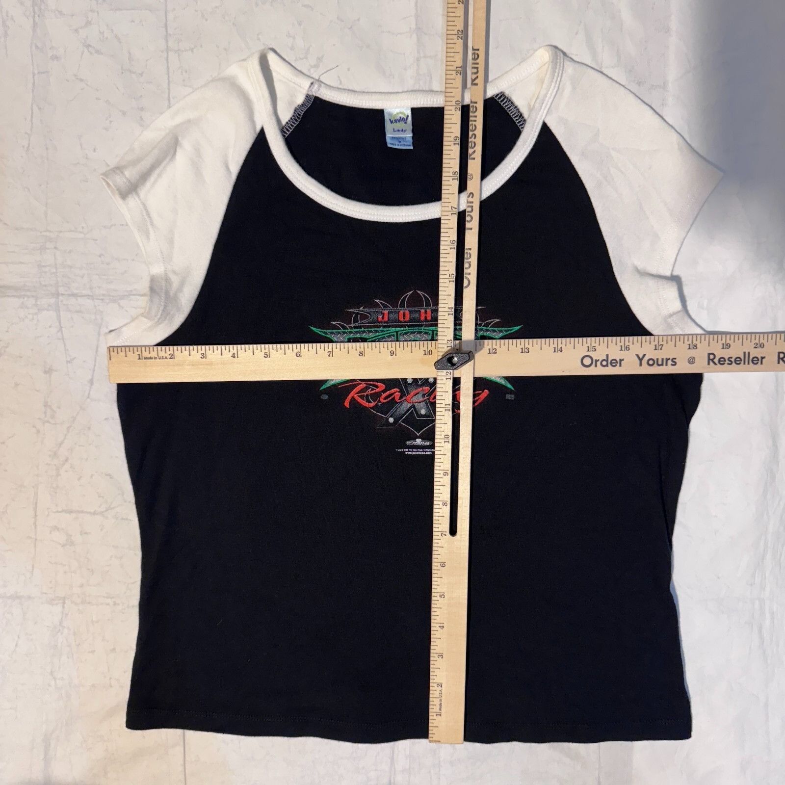 Vintage John Force Racing Vintage Y2K Logo Biker Tshirt - Small Shor Size S / US 4 / IT 40 - 4 Thumbnail