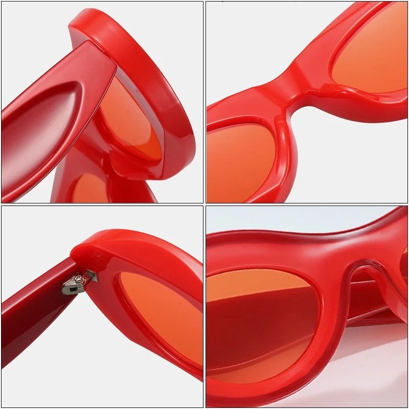 Japanese Brand × Vintage Design Cat Eye Streetwear Sunglasses y2k Size ONE SIZE - 2 Thumbnail