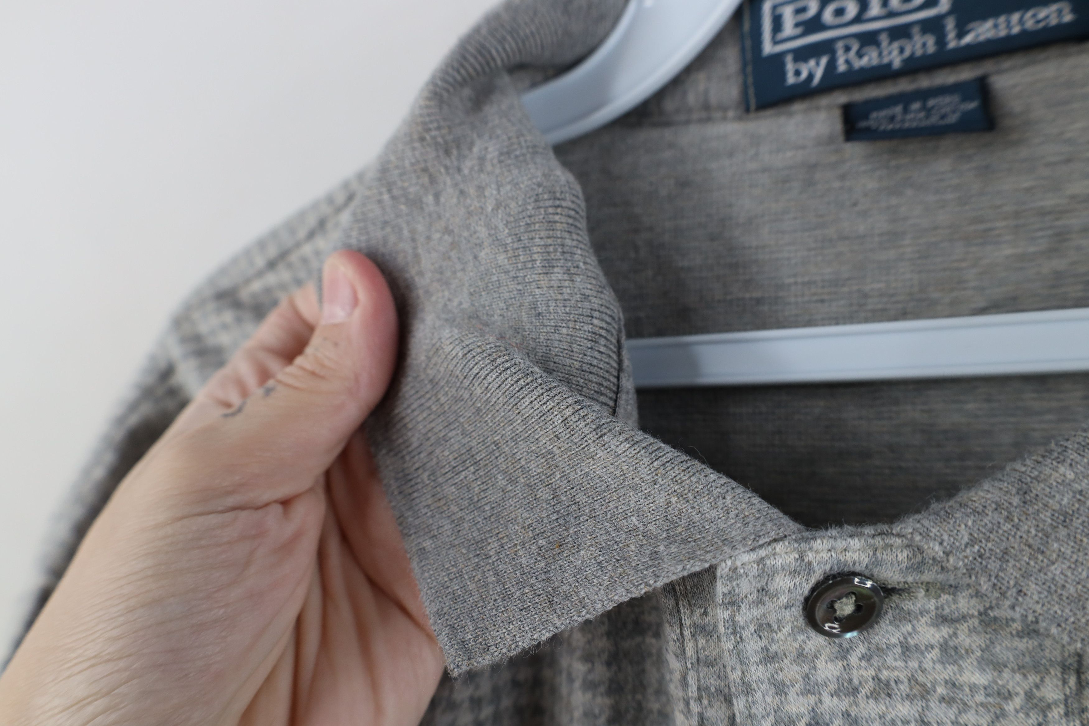 Ralph Lauren Vintage 90s Ralph Lauren Soft Touch Houndstooth Polo Shirt Size US L / EU 52-54 / 3 - 6 Thumbnail
