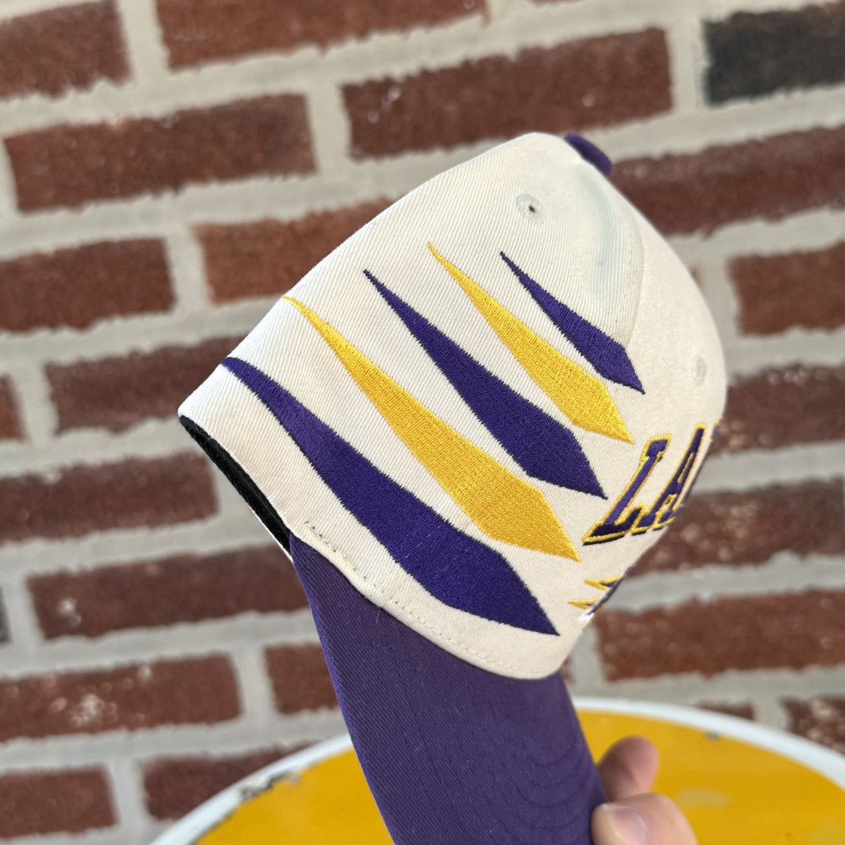 Mitchell & Ness Mitchell & Ness Los Angeles Lakers Snapback NBA Pro Crown Size ONE SIZE - 10 Thumbnail