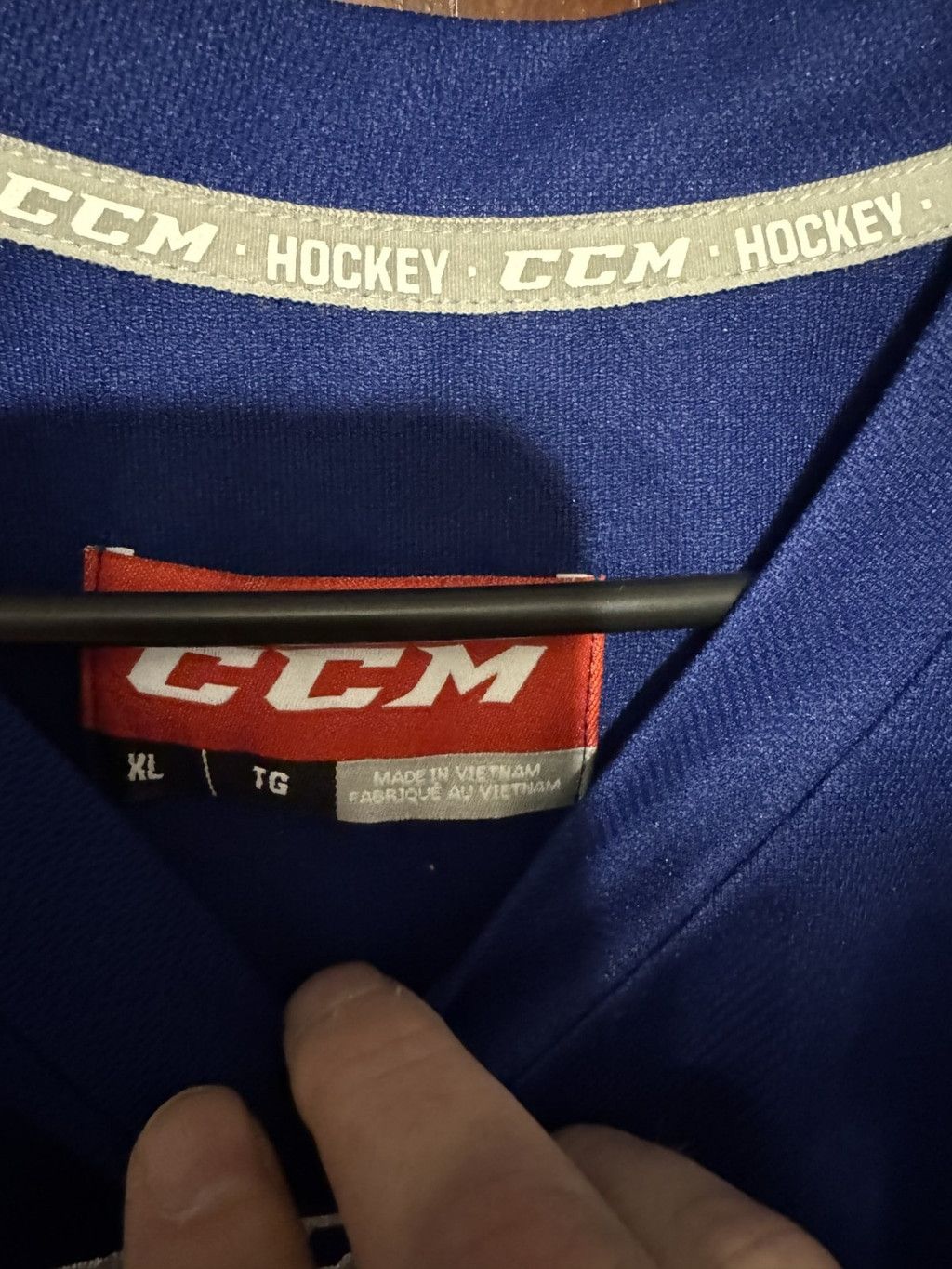 Ccm CCM Blank Practice Hockey Jersey Blue Men’s Size XL Size US XL / EU 56 / 4 - 6 Thumbnail