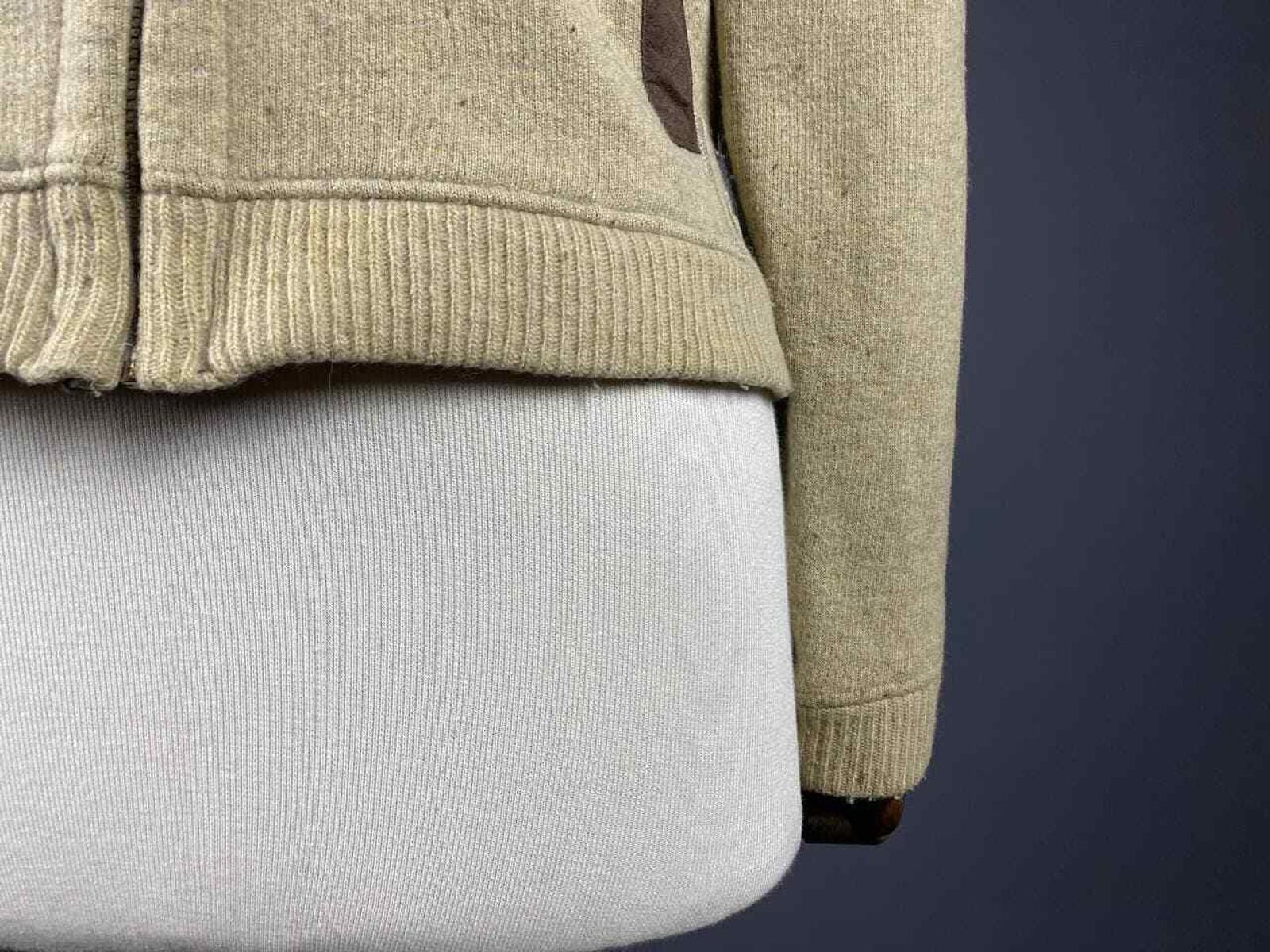 Patagonia Ladies Patagonia USA Beige Wool Full Zip Sweater Size M Size M / US 6-8 / IT 42-44 - 5 Thumbnail