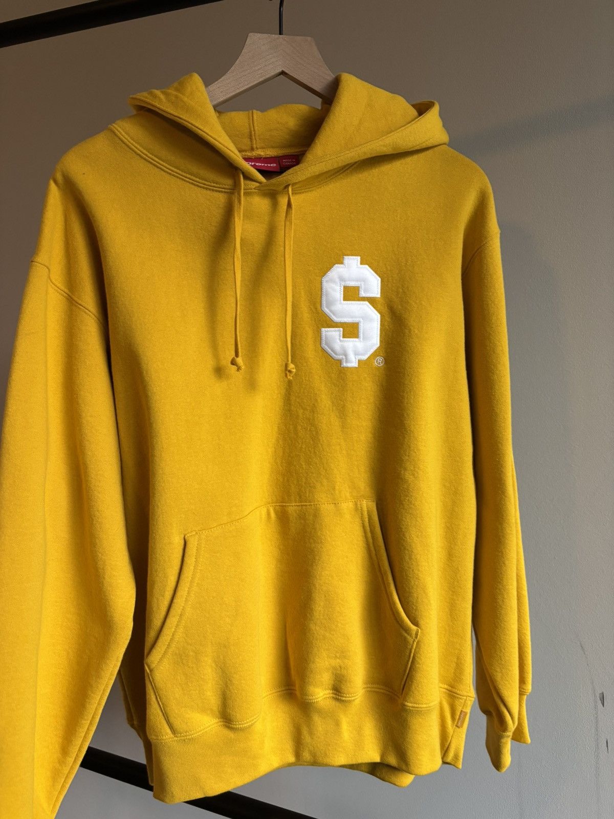 Supreme s logo hooded sweatshirt