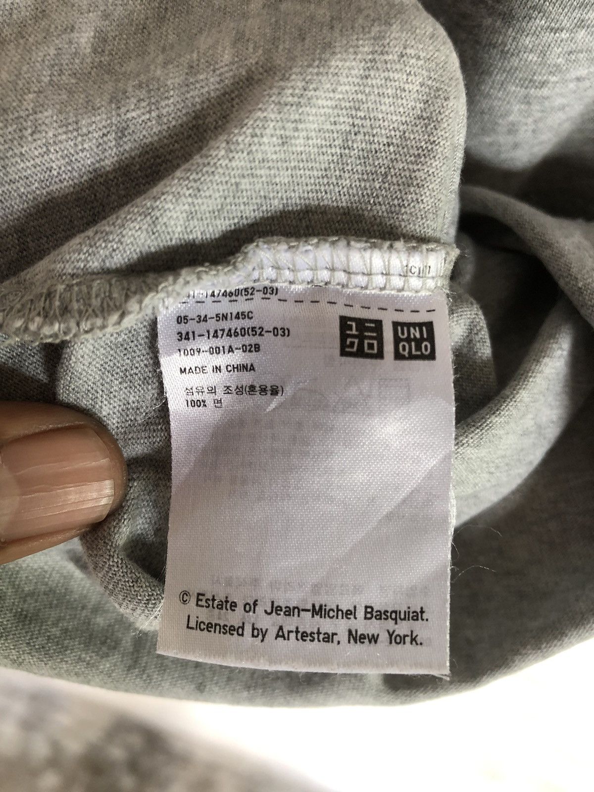Jean-Michel Basquiat × Uniqlo × Vintage UT Uniqlo X Jean - Michel Basquiat Ghraphic Art Tshirts Size US M / EU 48-50 / 2 - 11 Thumbnail