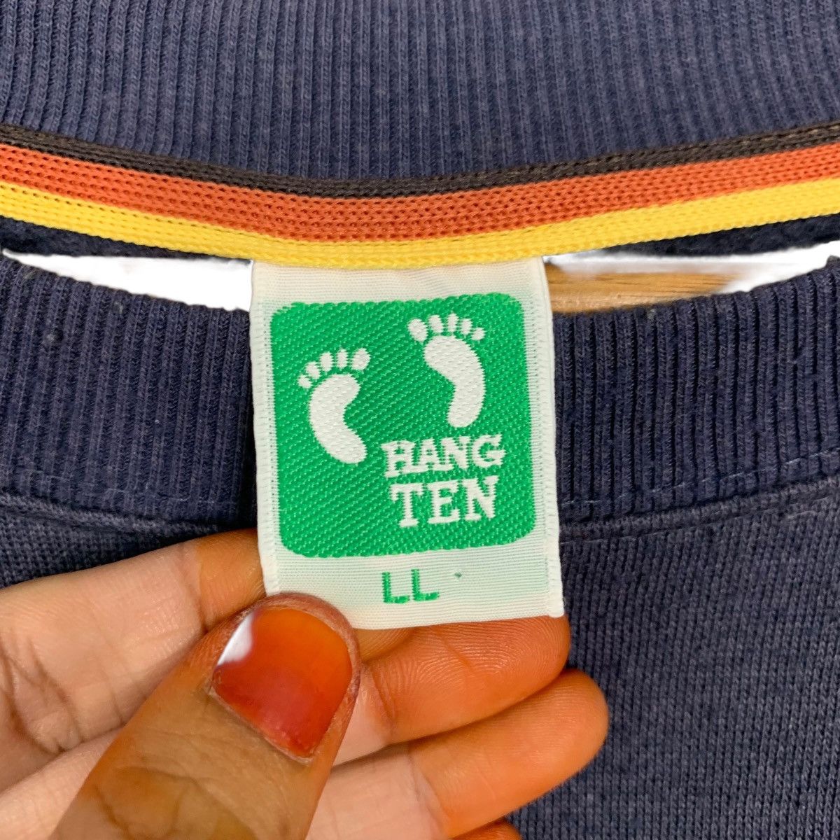 Hang Ten HANG TEN Crewneck Sweatshirt Surfing Surfwear #3570-C163 Size US L / EU 52-54 / 3 - 8 Thumbnail