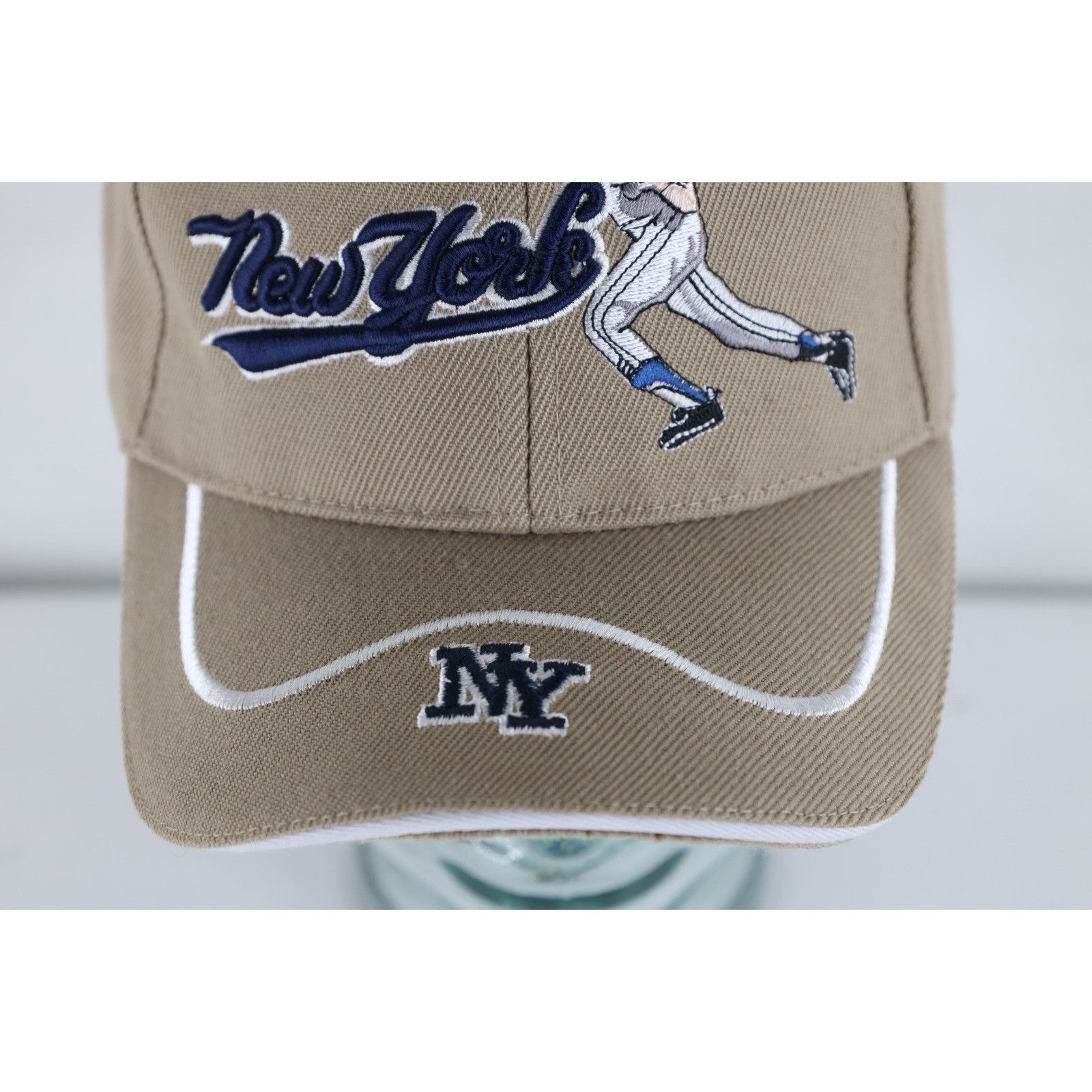 Vintage Vintage 90s Spell Out New York Yankees Baseball Hat Cap Size ONE SIZE - 3 Thumbnail