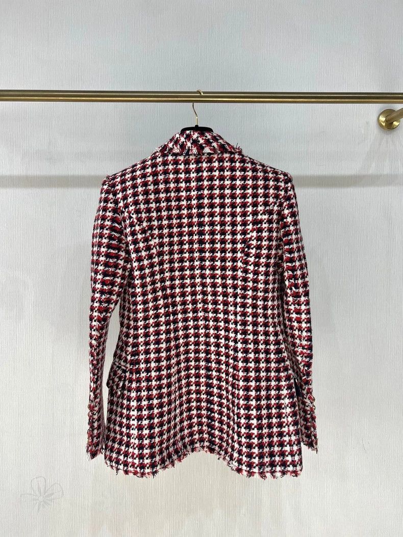 Balmain balmain tweed double-breasted coat-2508 Size US M / EU 48-50 / 2 - 2 Thumbnail