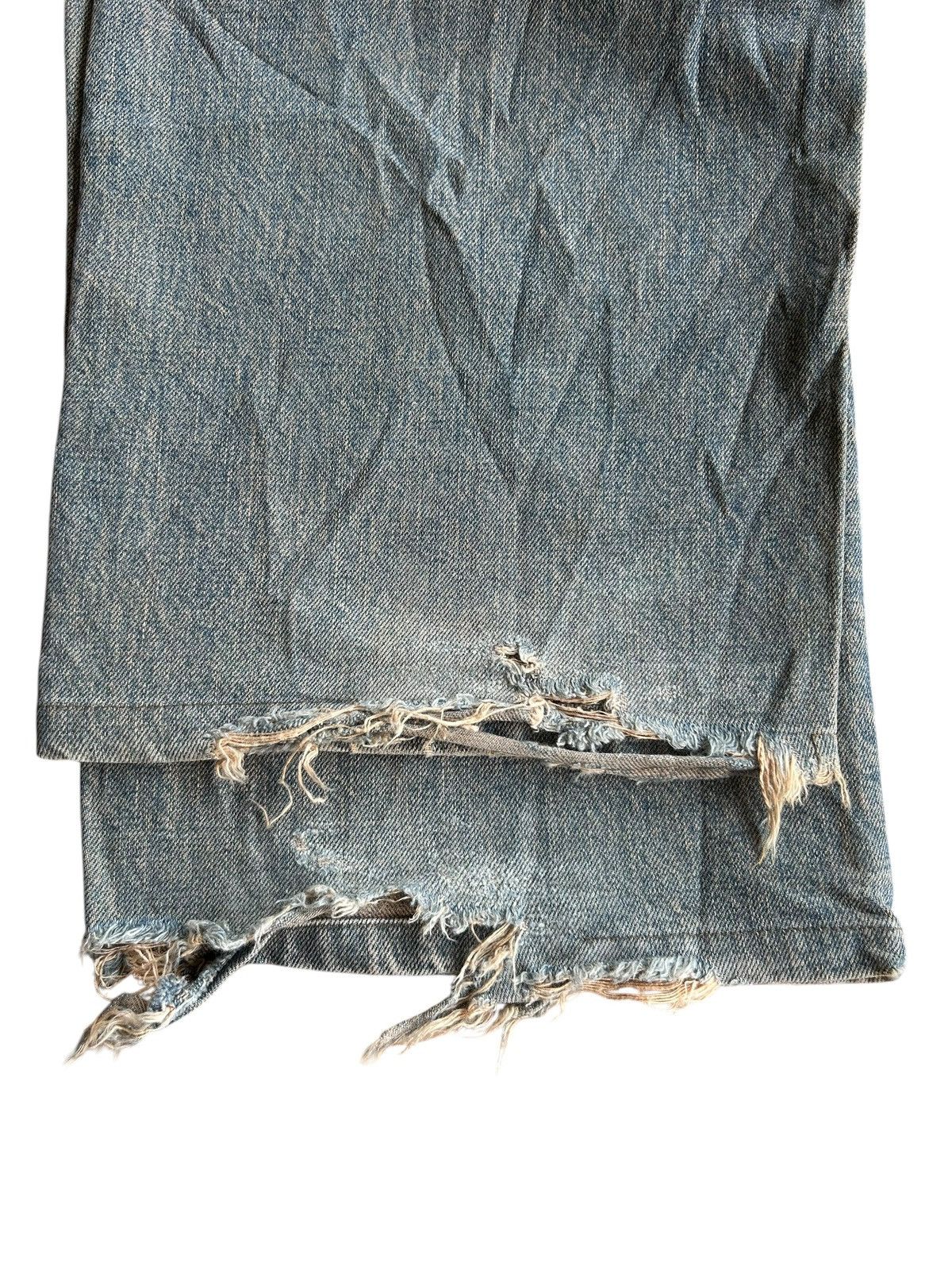 Japanese Brand × Kapital × Vintage Wrangler Selvedge Baggy Distressed Denim Jeans Rusty Size US 31 - 11 Thumbnail