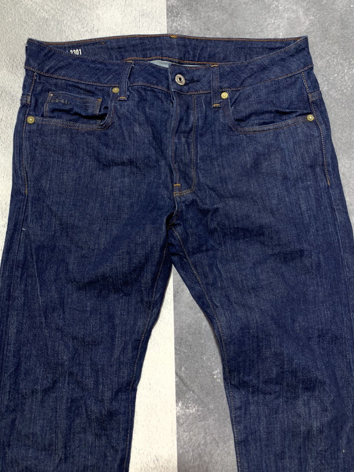 G-Star × Vintage Vintage Y2K G-star RAW salvage jeans streetwear size 33 Size US 33 - 5 Thumbnail