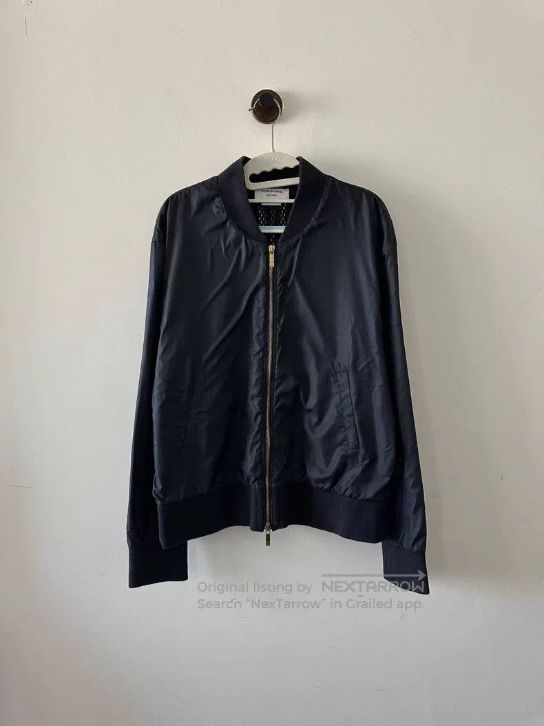 Thom Browne Thom Browne Back Striped Jacket Blue Size US M / EU 48-50 / 2 - 1 Thumbnail