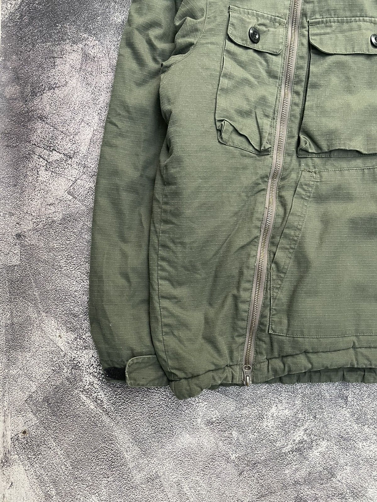Japanese Brand Kriff Mayer Hinoko Anorak Asymetrical Zipper Military Jacket Size US L / EU 52-54 / 3 - 8 Thumbnail