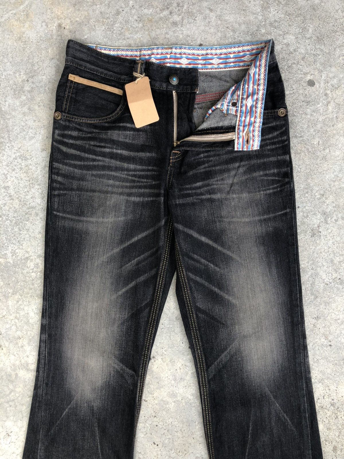 If Six Was Nine Japanese Edwin Flared Jeans Distressed Jeans Size US 32 / EU 48 - 3 Thumbnail
