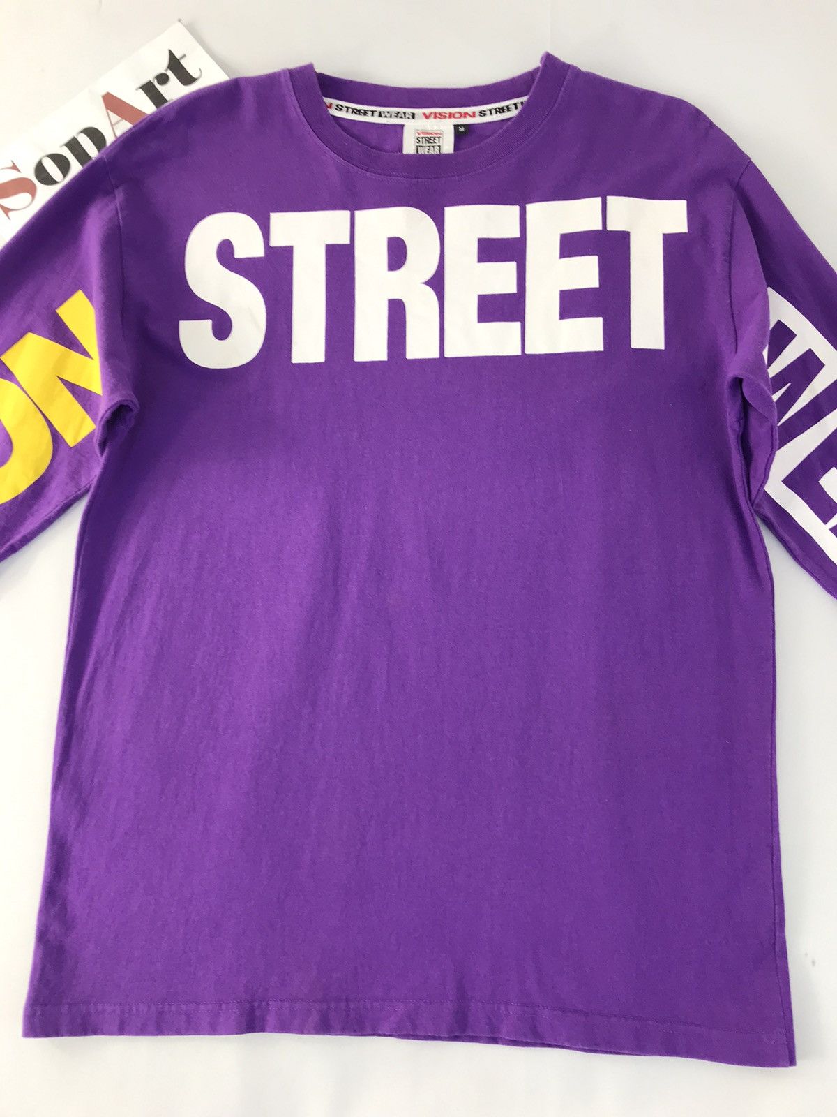 Vision Streetwear Vintage Vision Street Wear Big Logo Long Sleeve Shirt Size US M / EU 48-50 / 2 - 3 Thumbnail