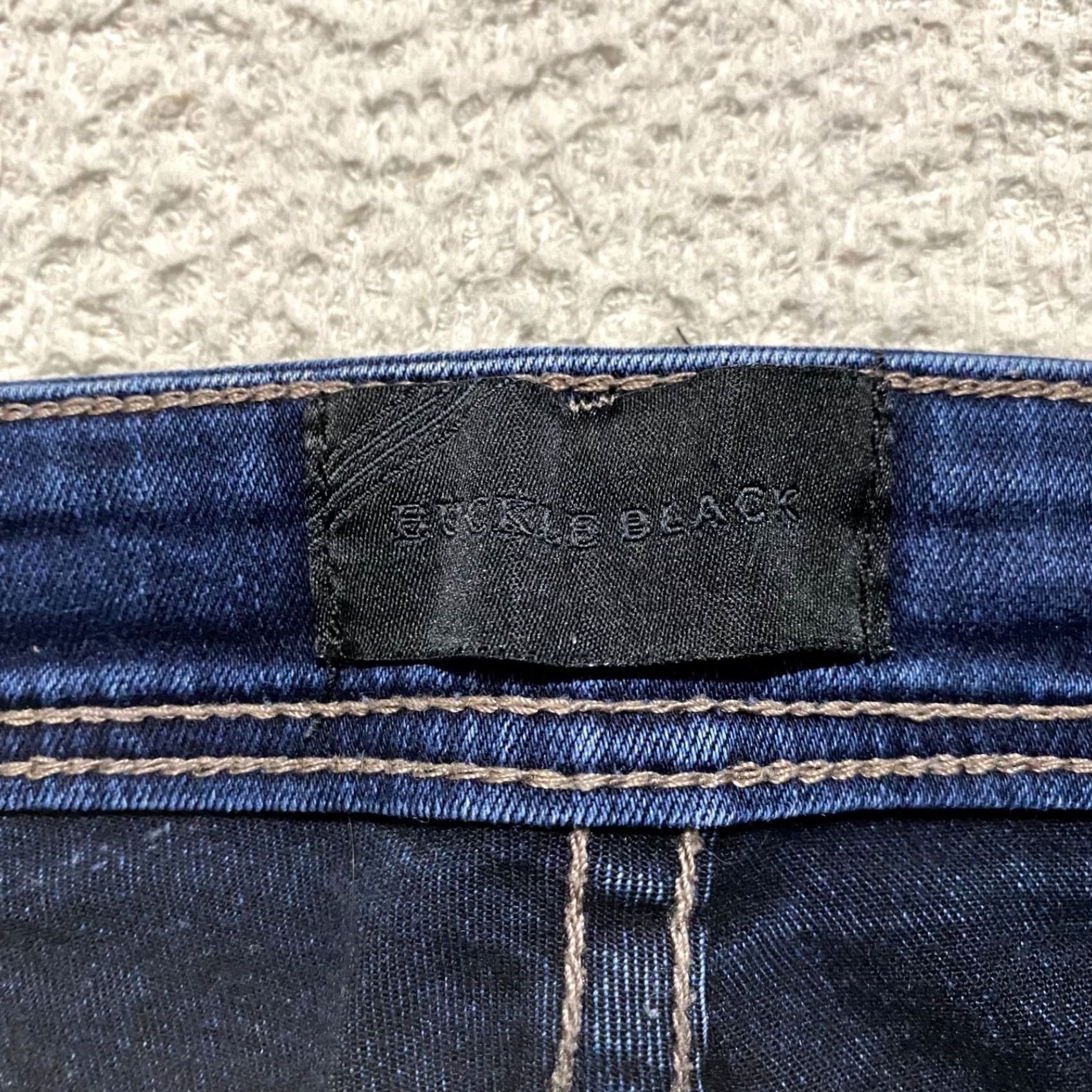 Buckle Black Buckle Black Jeans Women's Medium Wash Slim Skinny 26 Blue Denim 5-Pocket Stretch Regular Rise Denim Vintage No N/A Size 26" / US 2 / IT 38 - 3 Thumbnail