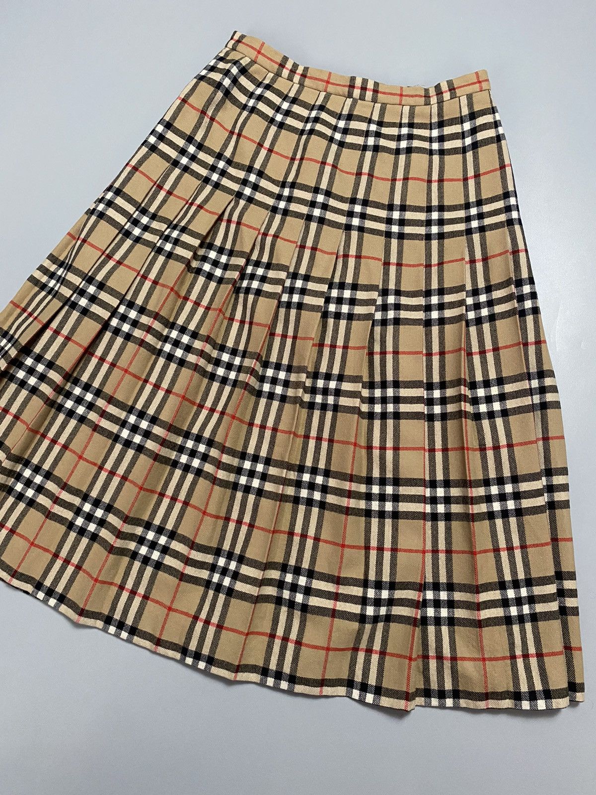 Burberry Burberry vintage wool nova check maxi flared dress Size 30" / US 8 / IT 44 - 15 Thumbnail