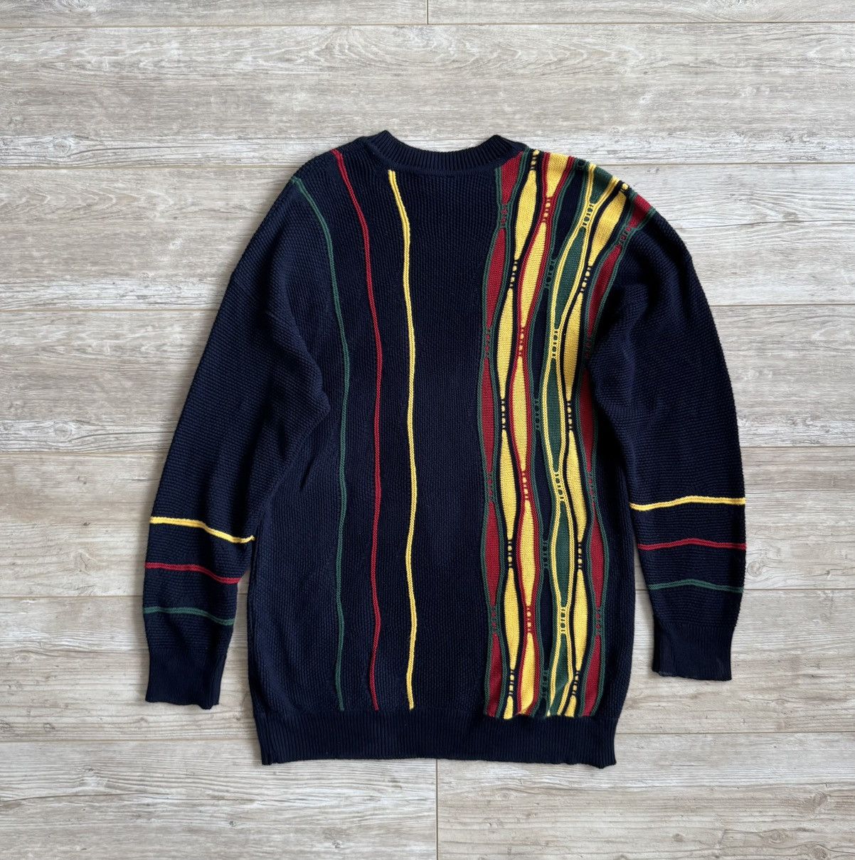 Lacoste Vintage Lacoste Made in France Knit Sweater – Coogi Style Size US L / EU 52-54 / 3 - 6 Thumbnail