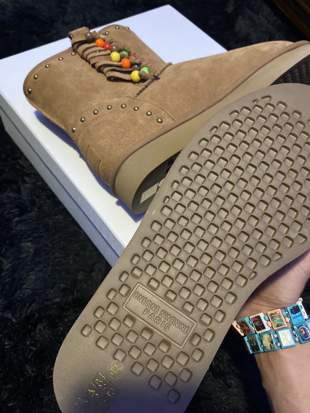 1199 Bazo1199 Surfer Beaded Ugg Boots Size US 11 / EU 44 - 12 Thumbnail