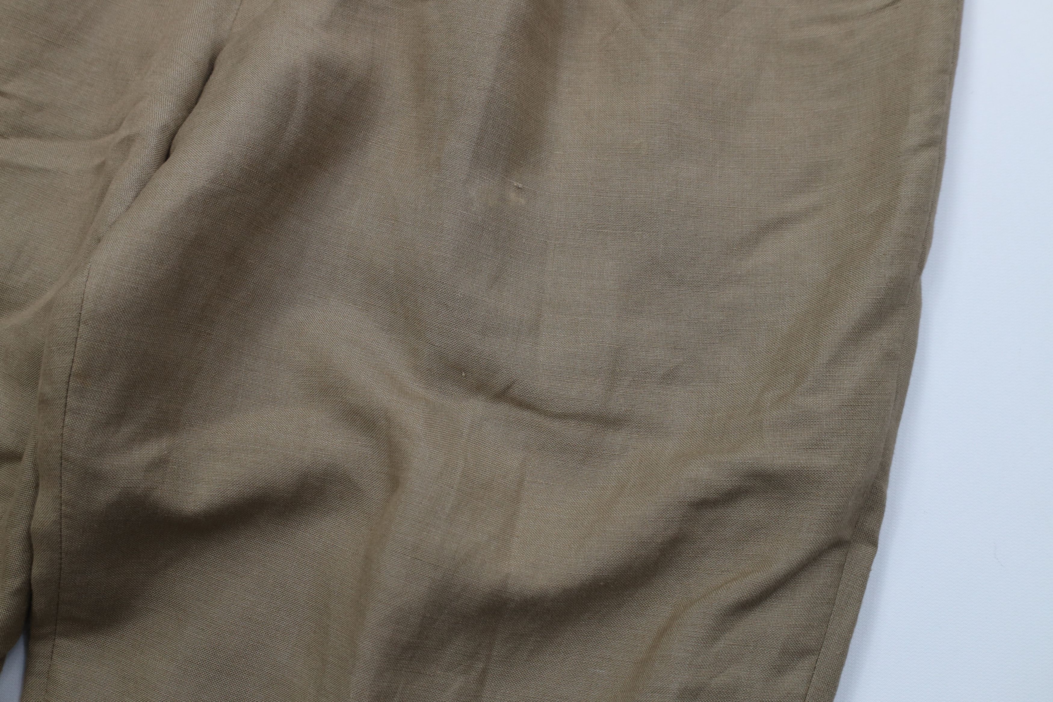 Vintage Vintage 90s Streetwear Linen Blend Wide Leg Chino Pants Size US 38 / EU 54 - 7 Thumbnail