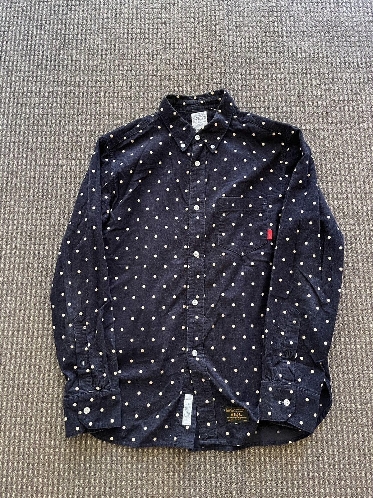 Wtaps Wtaps 14AW Corduroy Dot Shirt Size US M / EU 48-50 / 2 - 1 Thumbnail