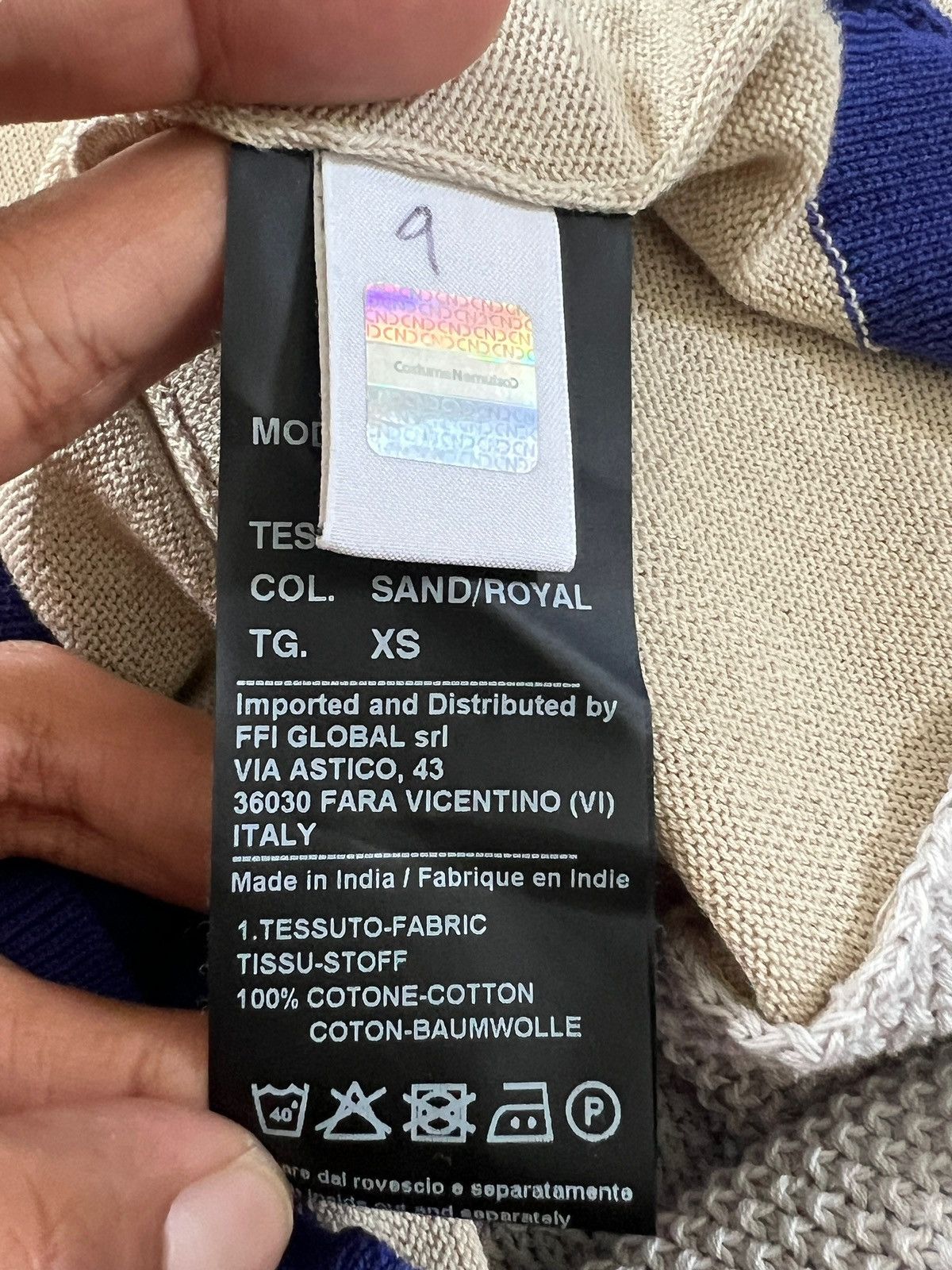 Costume National × Designer Costume National Multicolour Knit Sweater Size US XS / EU 42 / 0 - 11 Thumbnail