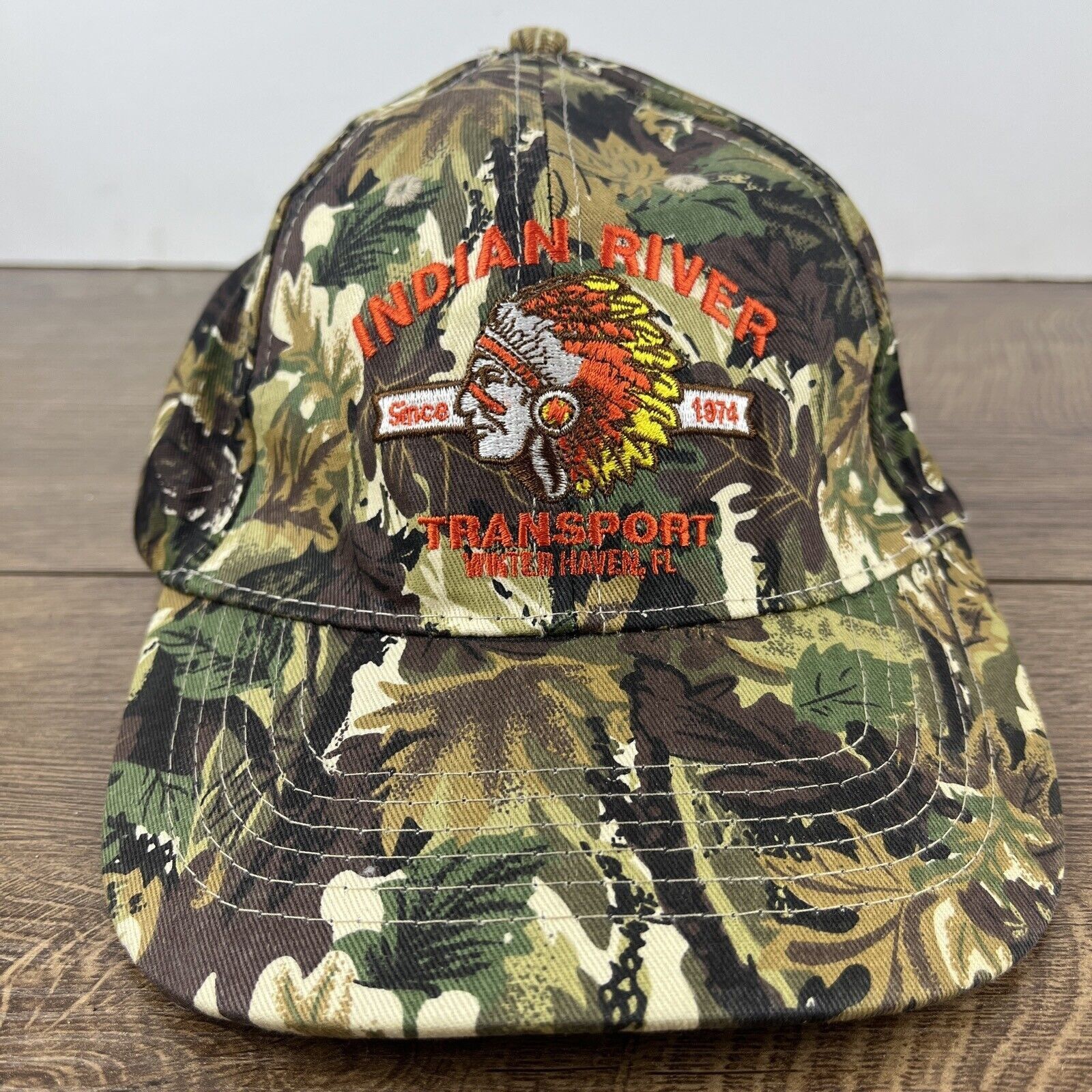 Other Indian River Hat Indian River Transport Camo Green Hat Adjus Size ONE SIZE - 2 Thumbnail