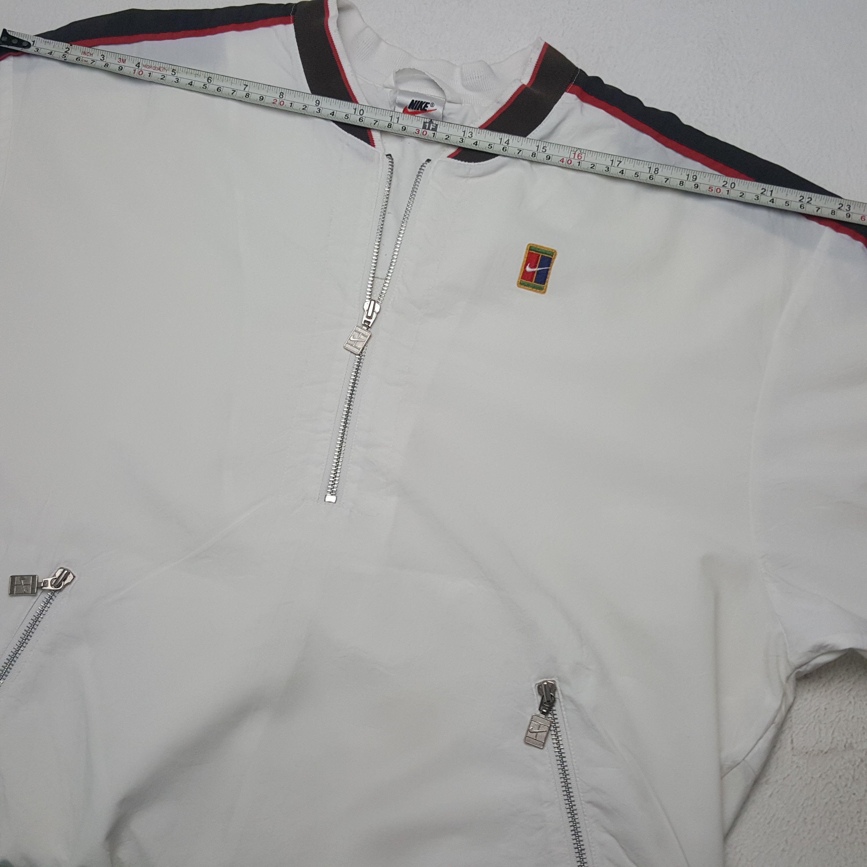 Nike × Vintage Vintage Nike Court Windbreaker Zipper Sport Jacket Size US L / EU 52-54 / 3 - 5 Thumbnail