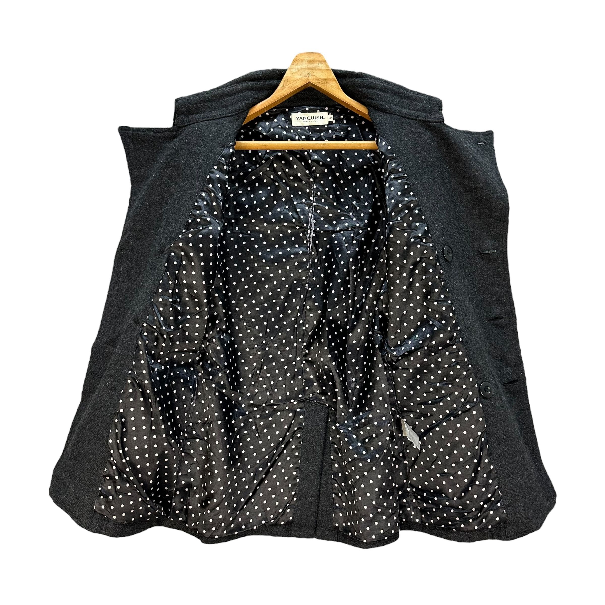 Vanquish VANQUISH Double Breasted Coat Wool Jacket #A64-1538 Size US S / EU 44-46 / 1 - 7 Thumbnail