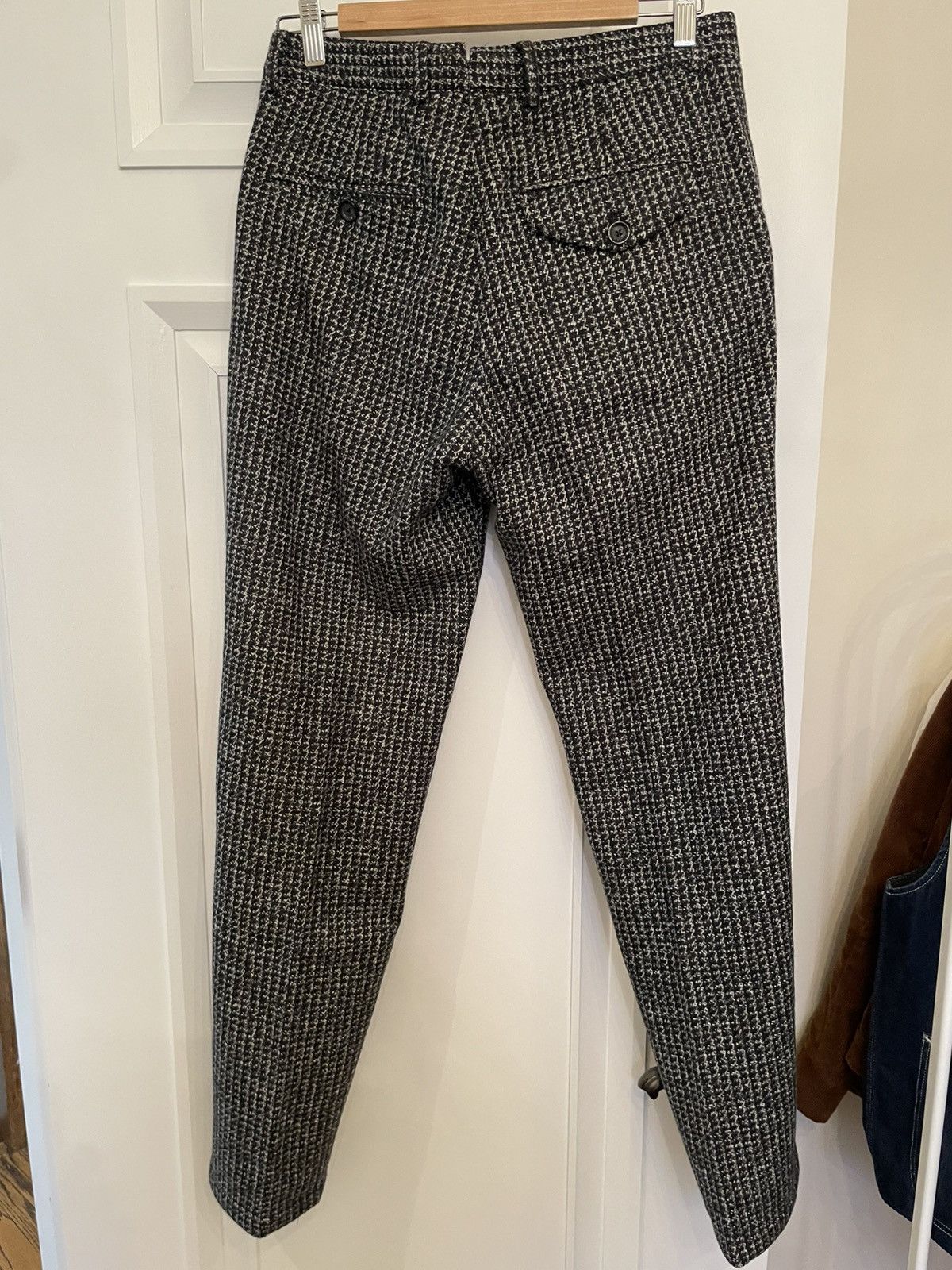 Oliver Spencer Oliver Spencer 100%lambwool classic houndstooth pant Size US 30 / EU 46 - 6 Thumbnail