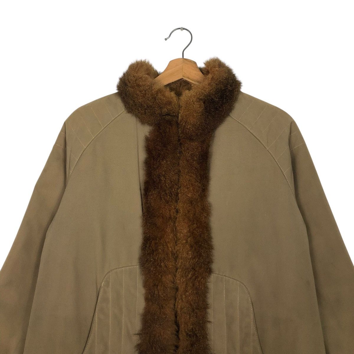 Japanese Brand VINTAGE CHORE JACKET MINK FUR BLANKET UNBRANDED ISSEY MIYAKE Size US M / EU 48-50 / 2 - 5 Thumbnail