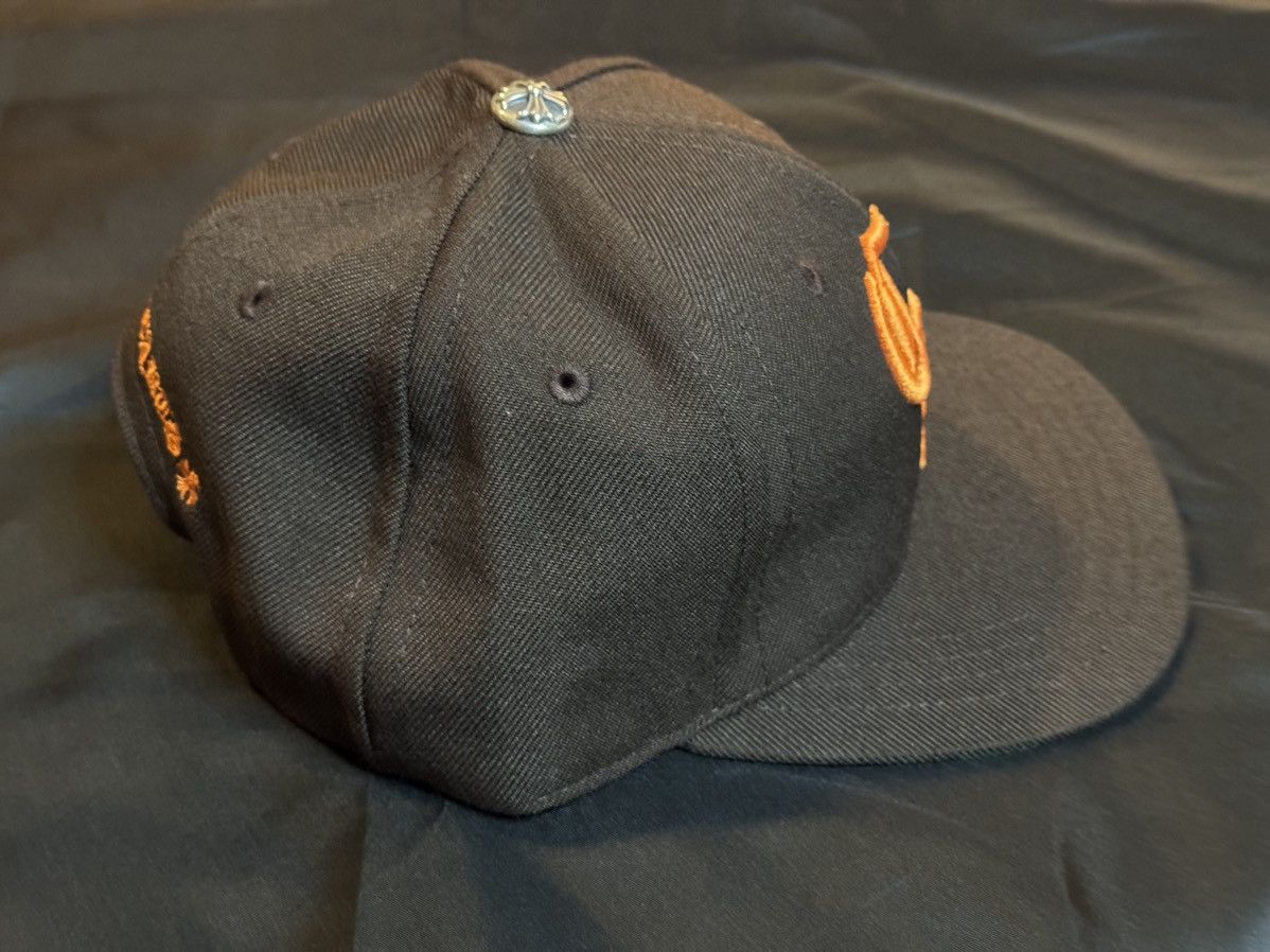 Chrome Hearts Chrome Hearts Brown/Orange CH Embroidered Baseball Hat Size ONE SIZE - 2 Thumbnail