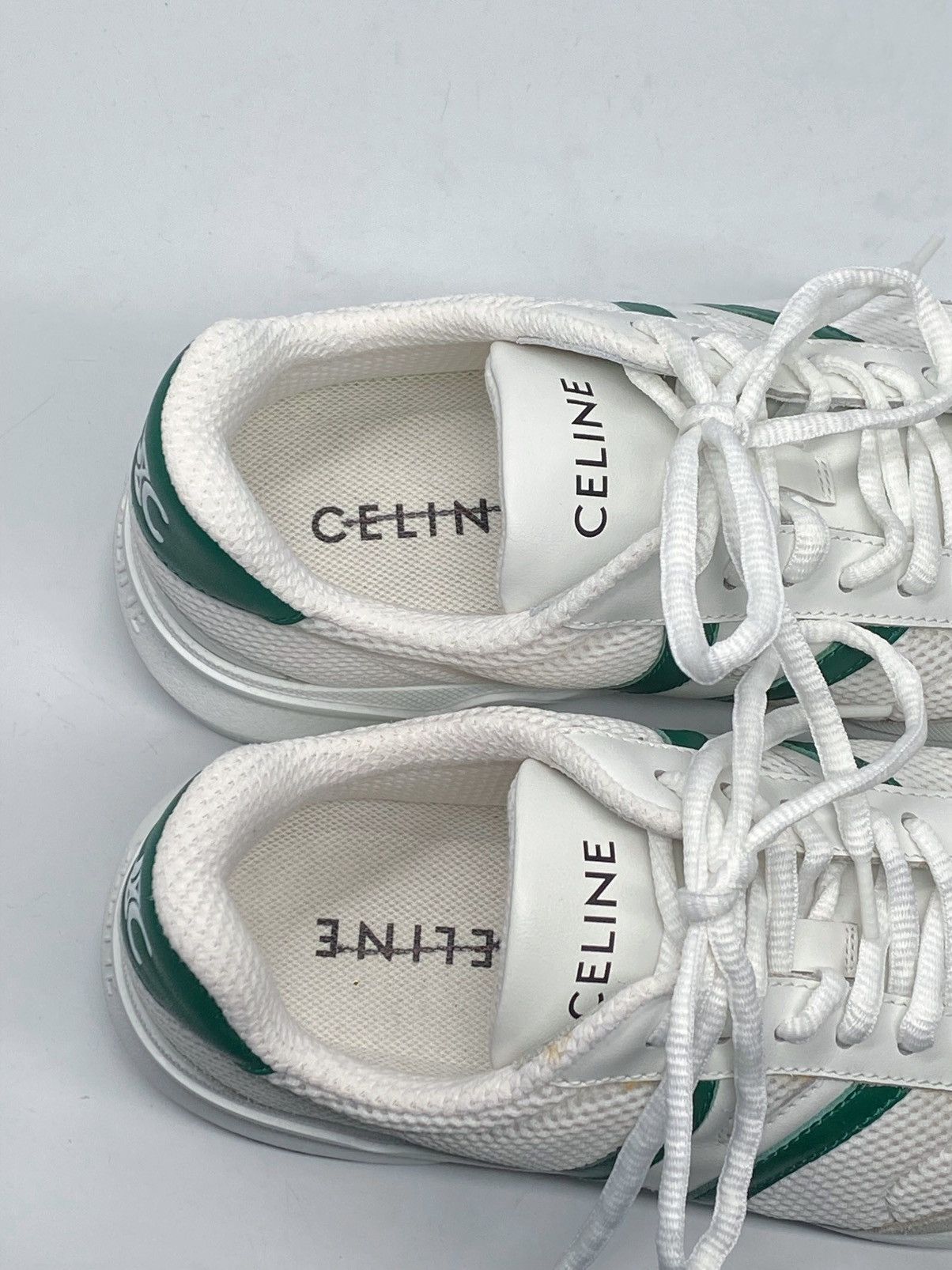 Celine Celine CR-01 Suede-Trimmed Leather and Mesh Sneakers size 37 Size US 7 / IT 37 - 8 Thumbnail