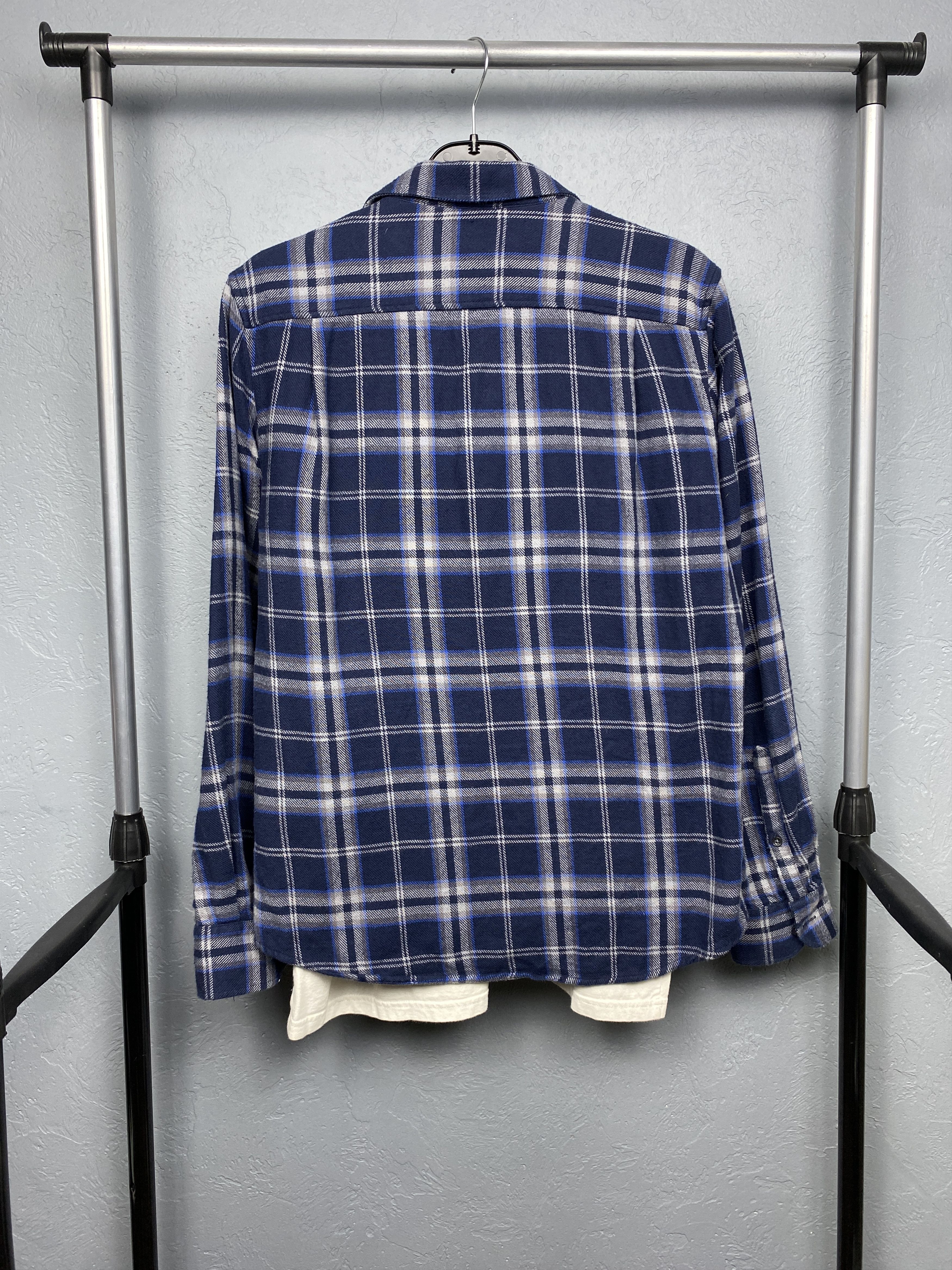 Reiss Reiss Mens Flannel Plaid Shirt Size US M / EU 48-50 / 2 - 6 Thumbnail