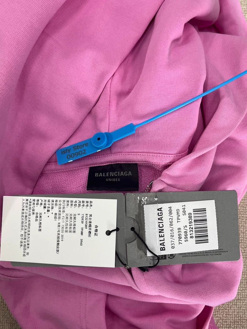 Balenciaga Balenciaga Color-block monogrammed slouchy hooded sweatshi Size US S / EU 44-46 / 1 - 5 Thumbnail
