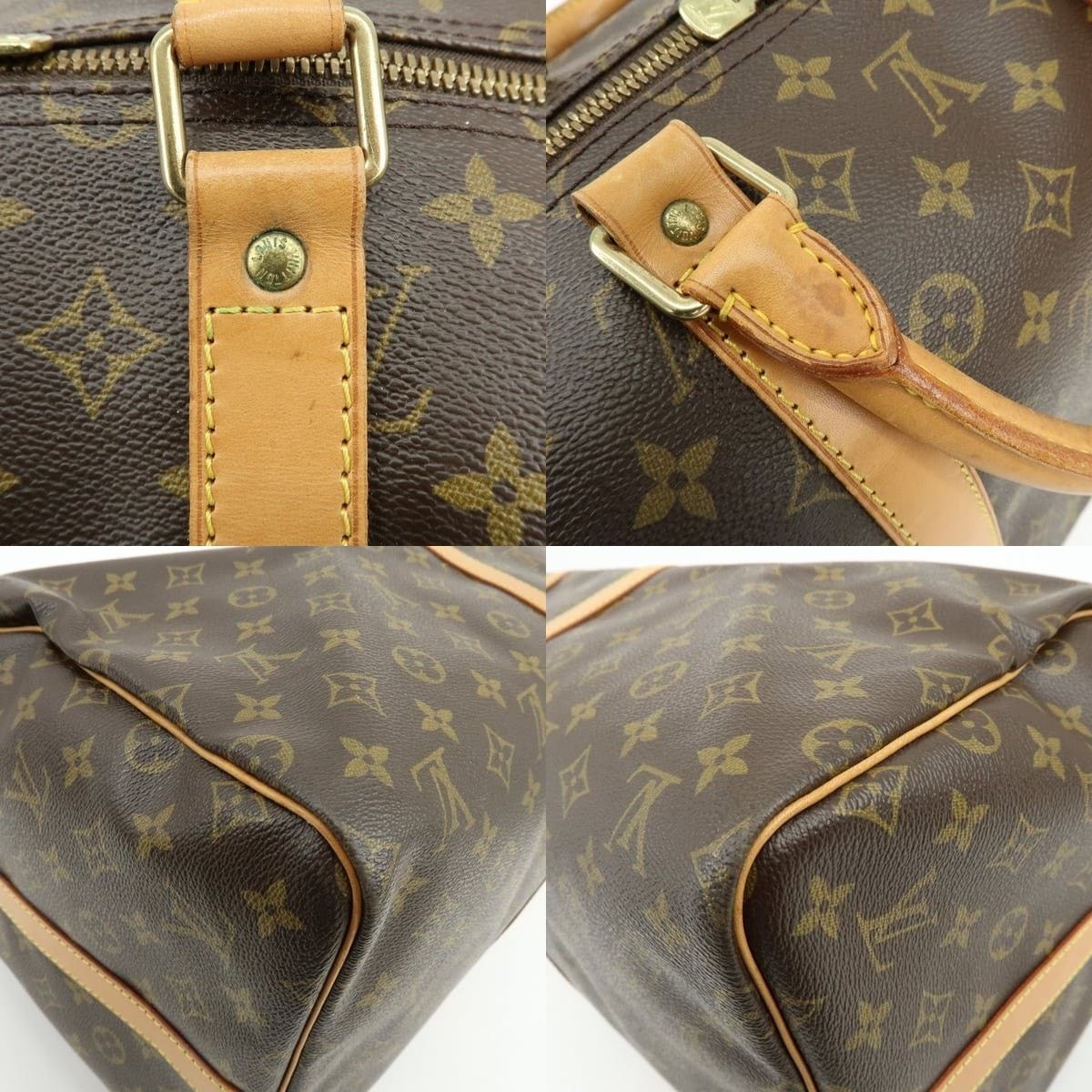 Louis Vuitton Louis Vuitton Monogram Keepall Bandouliere 55 Duffle Bag Size ONE SIZE - 5 Thumbnail