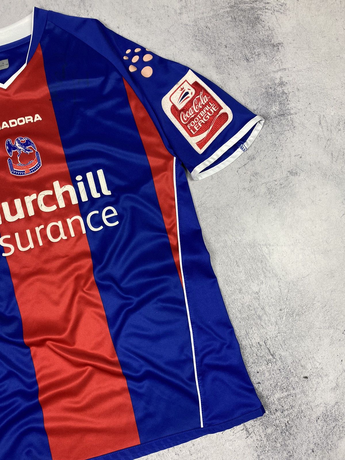Diadora × Vintage Vintage Diadora Crystal Palace Soccer Jersey Boys Size US S / EU 44-46 / 1 - 3 Thumbnail