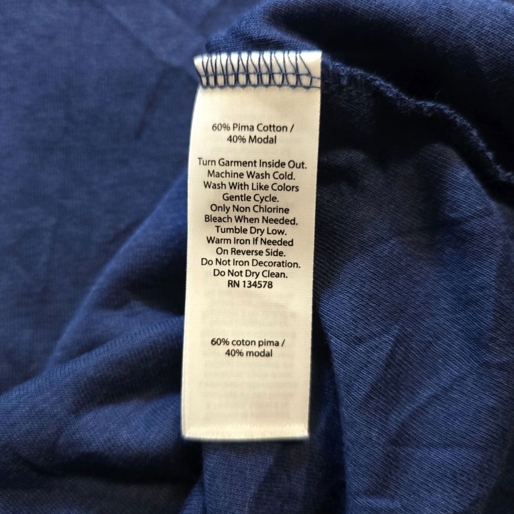 Vineyard Vines Vineyard Vines Top Womens Size S Blue Pima Cotton Boat Neck Nautical Preppy Shirt Blouse Casual Knit Summer Spring Mens? Women? Size S / US 4 / IT 40 - 7 Thumbnail