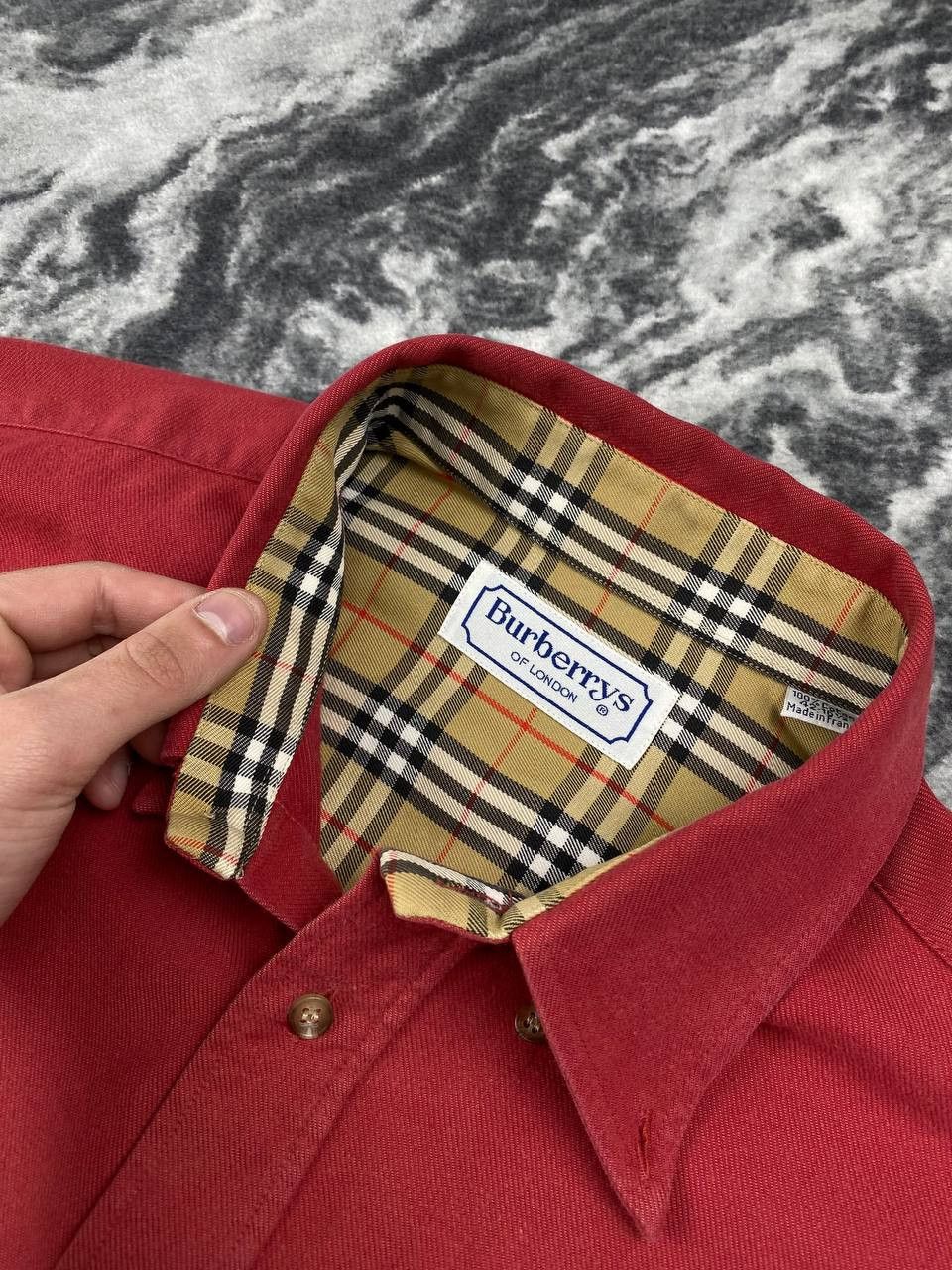 Burberry Vintage Burberry Shirt Button Up Nova Check Long Sleeve Men Size US XL / EU 56 / 4 - 3 Thumbnail