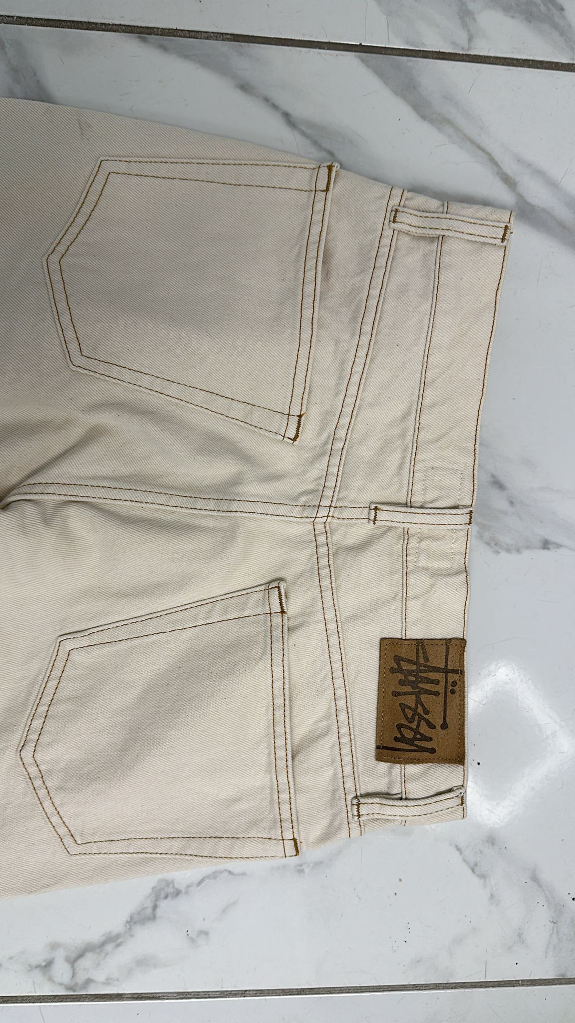 Stussy × Vintage Stussy Classic Jean Denim “Natural” 30 Size US 30 / EU 46 - 5 Thumbnail