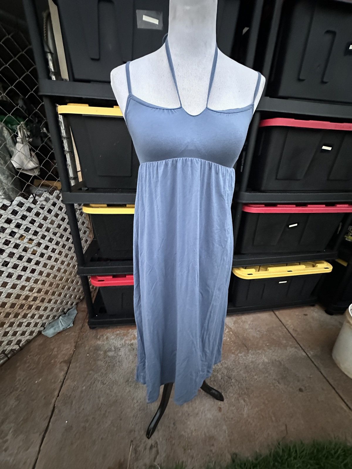 Uniqlo New Uniqlo Camisole Bra Maxi Dress Blue Women's Small Size S / US 4 / IT 40 - 1 Thumbnail