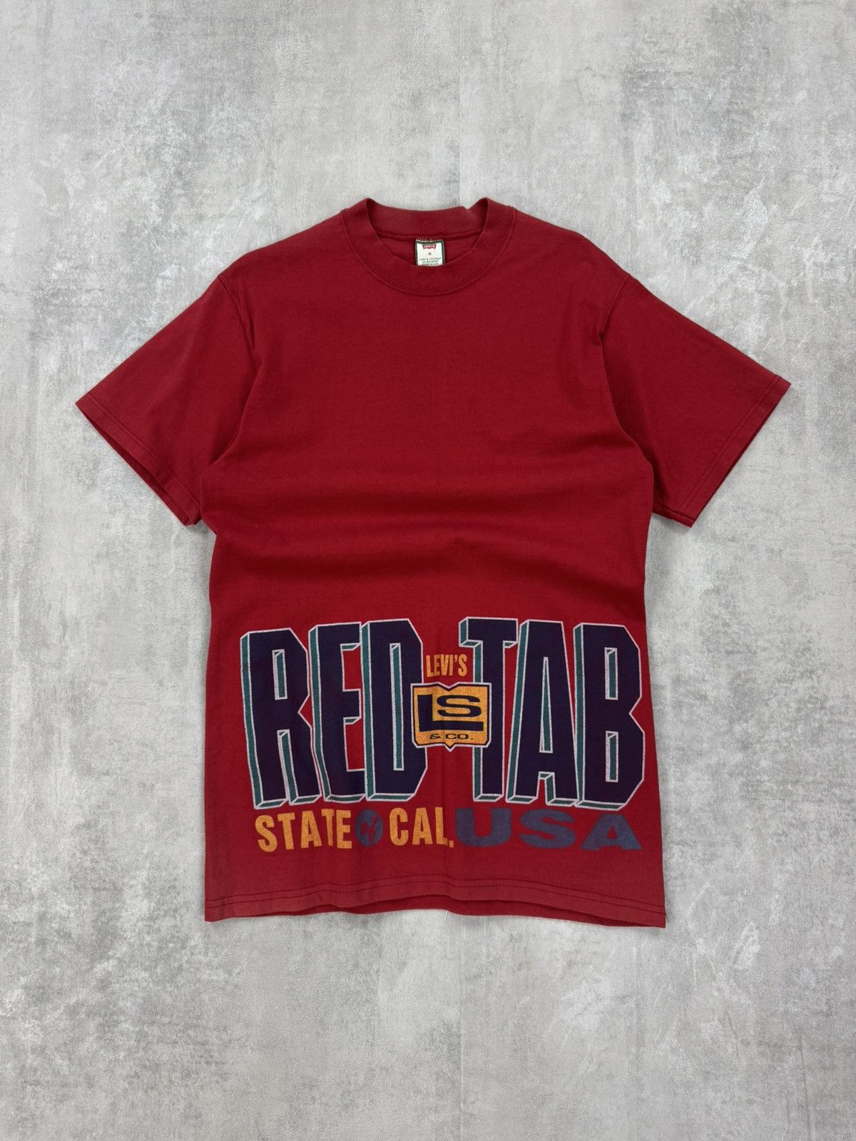 Levi's × Levi's Vintage Clothing Mens Rare vintage T-Shirt Levis Red TAB state cal. USA Size US M / EU 48-50 / 2 - 1 Thumbnail
