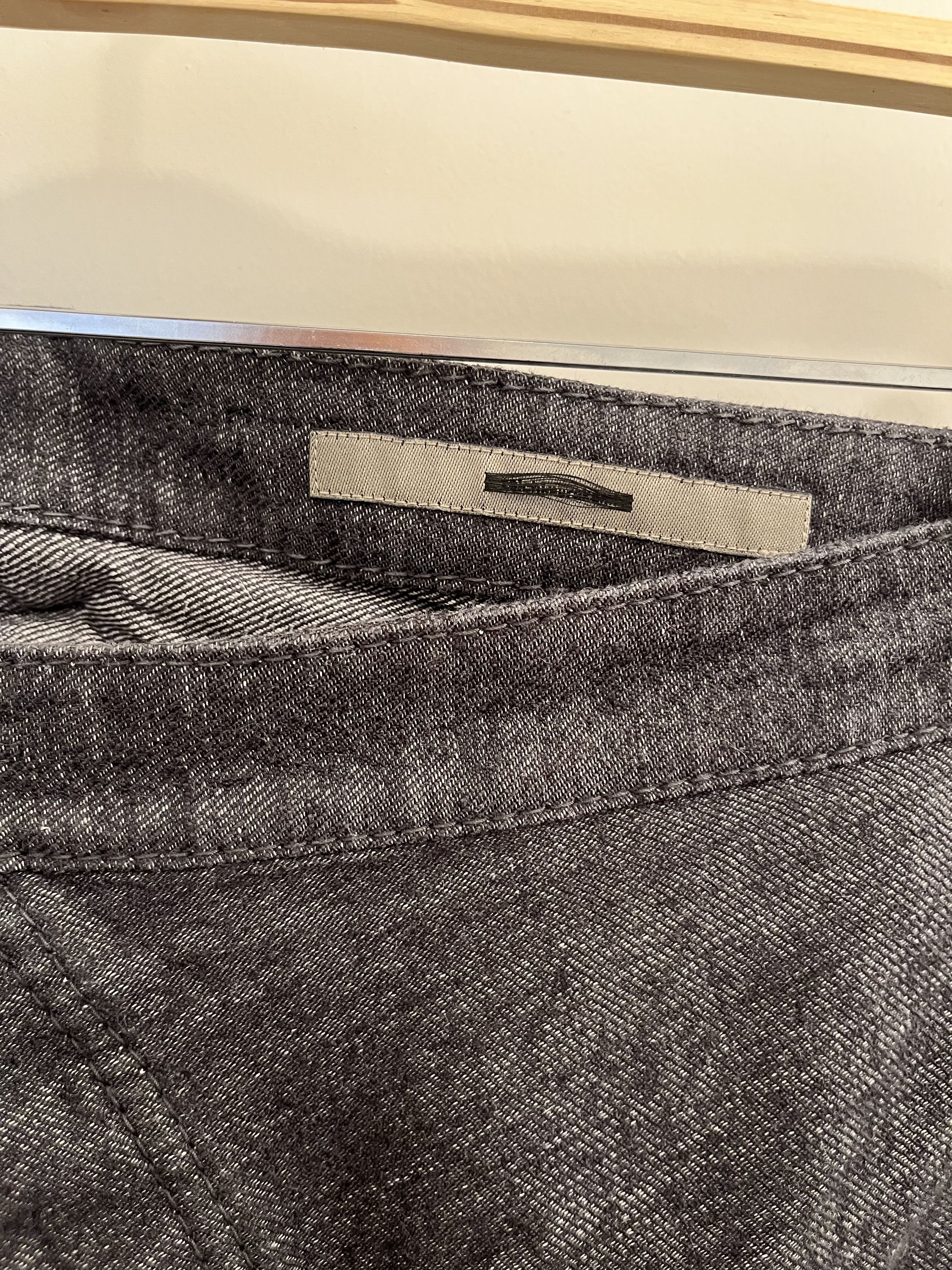 Taichi Murakami taichimurakami black hemp cotton displacement jean sz7 $1500 Size US 32 / EU 48 - 5 Thumbnail