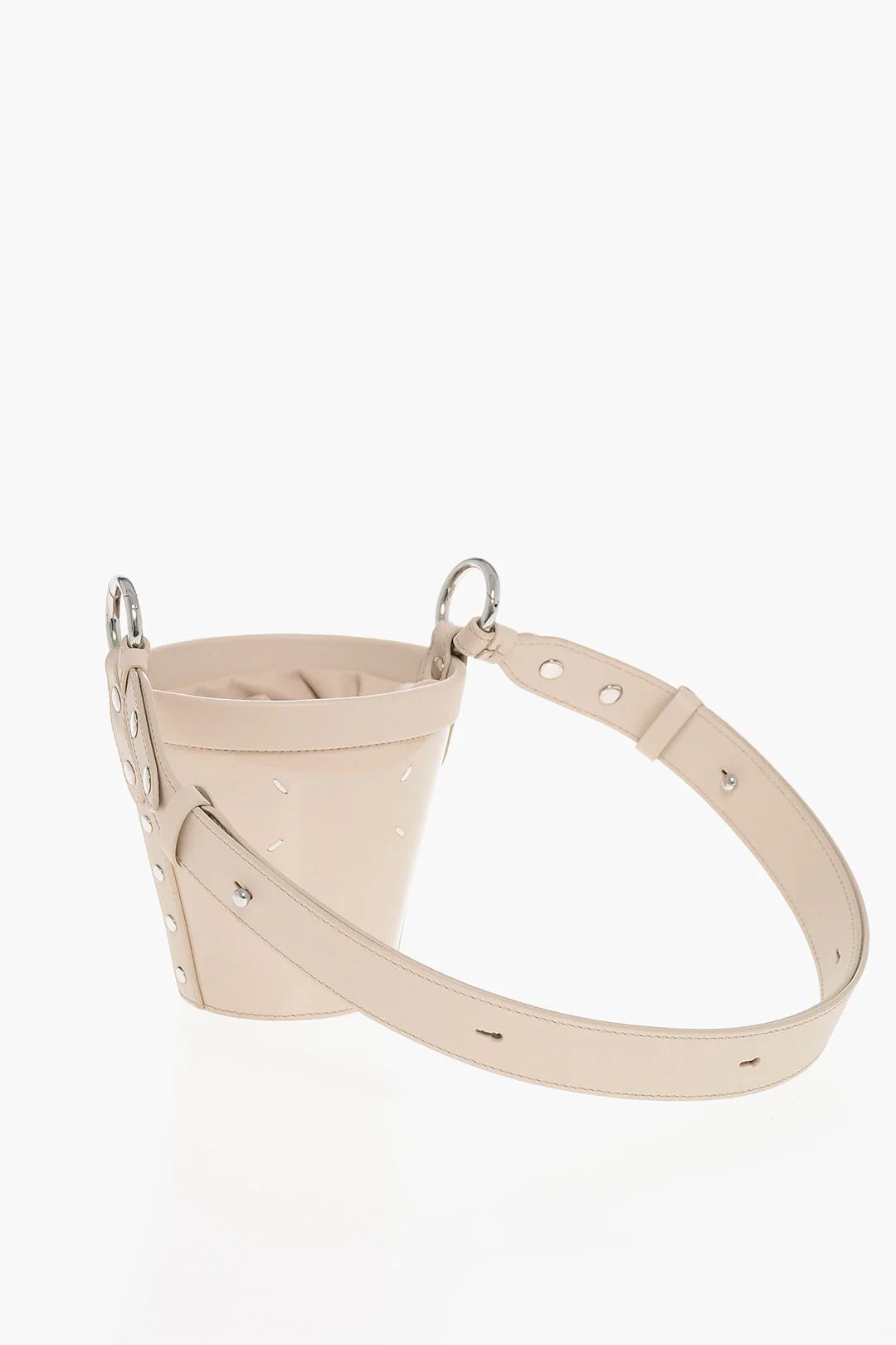 Maison Margiela og1mm0326 Size: OS / Patent Leather Bucket Bag in Pink Size ONE SIZE - 2 Thumbnail