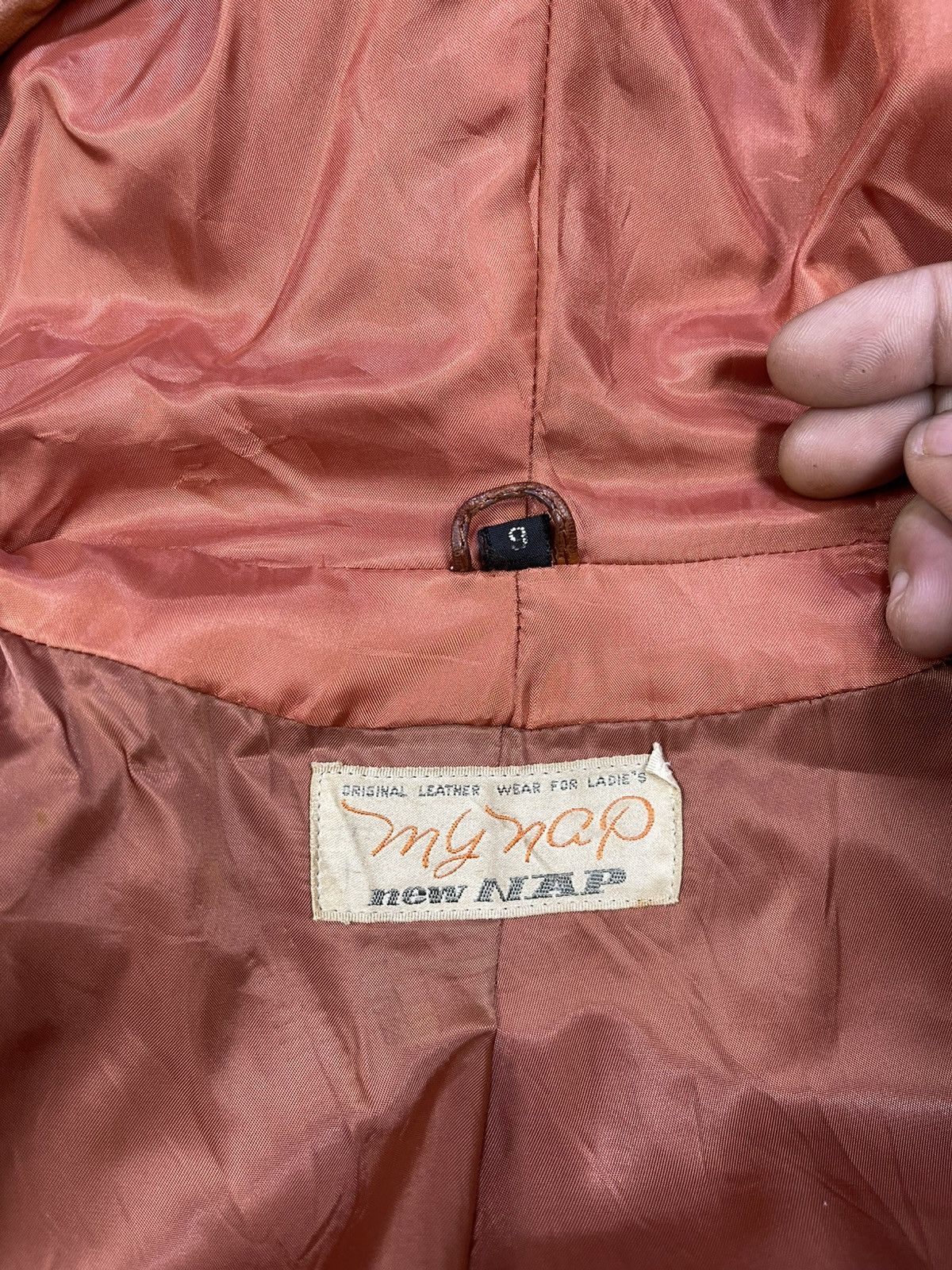Genuine Leather Vtg Soft Cowhide Hooded Mantel Jackets Size US L / EU 52-54 / 3 - 11 Thumbnail
