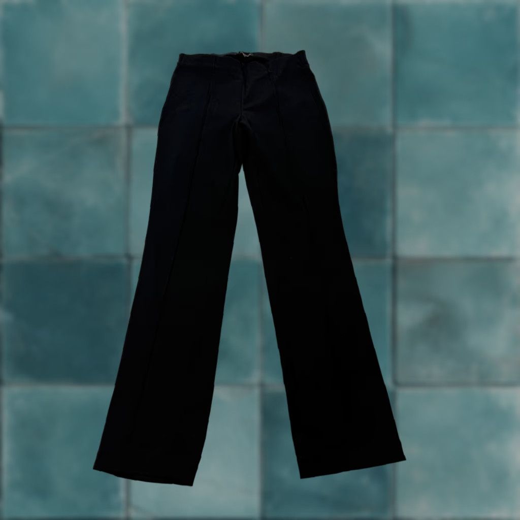 Banana Republic Banana Republic Pants Womens Small Black Ponte Pull On Straight Leg Dress Work Size 28" / US 6 / IT 42 - 1 Thumbnail