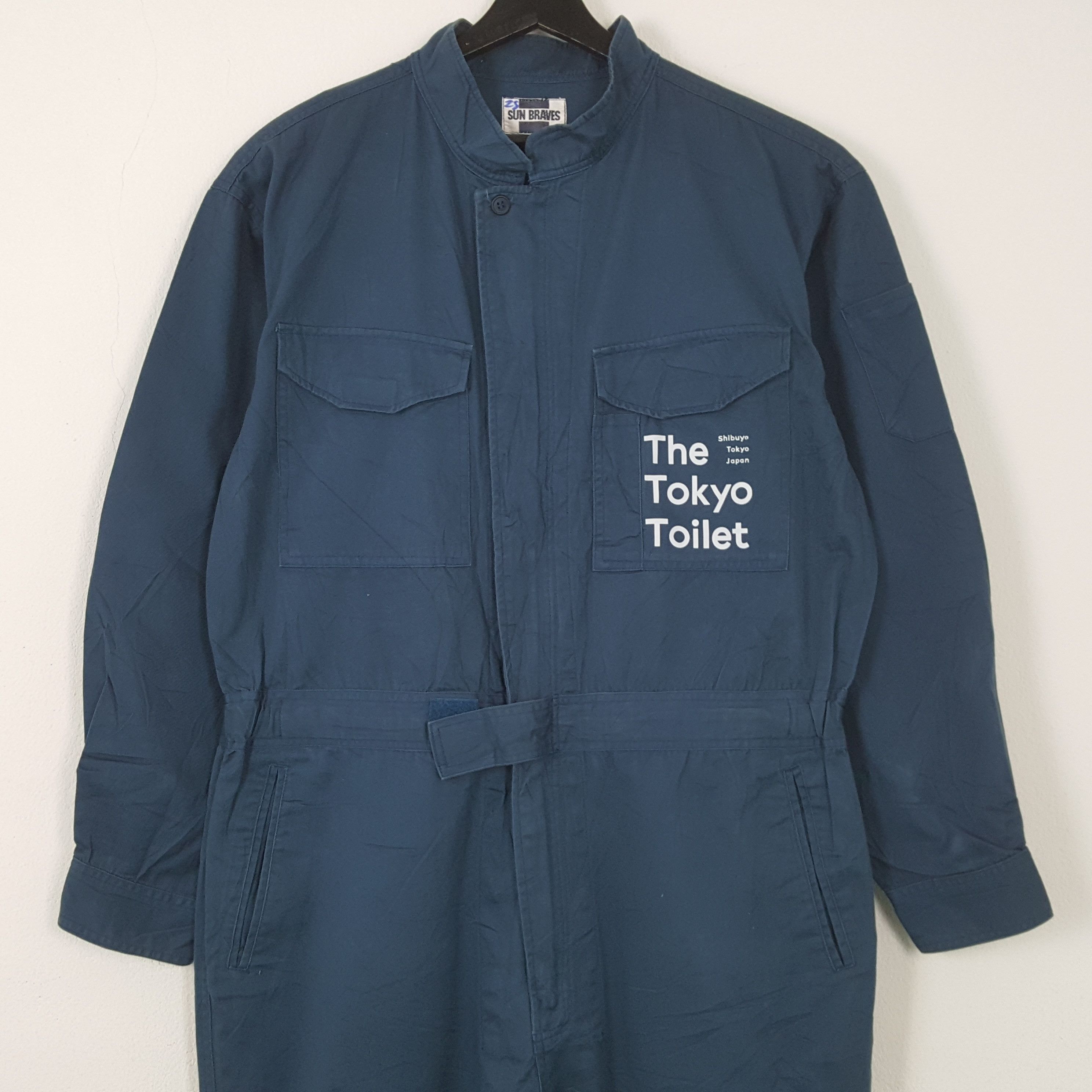 Vintage The Tokyo Toilet Japanese Workwear Custom Coverall RR14 Size US L / EU 52-54 / 3 - 5 Thumbnail